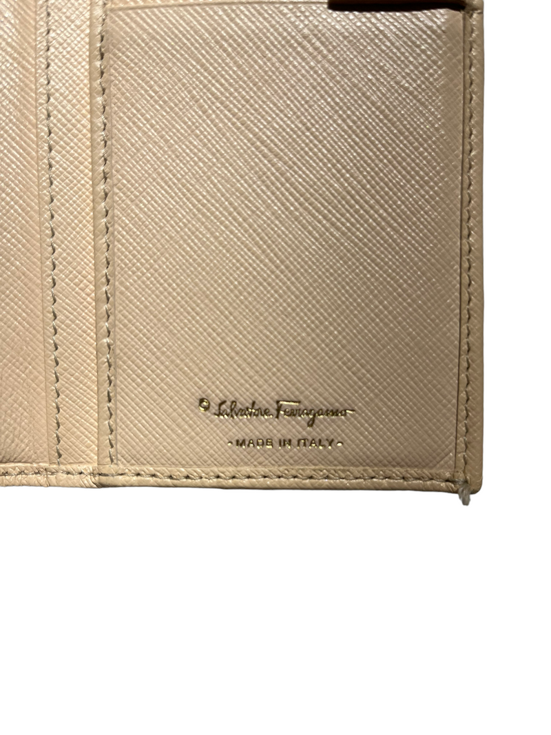 Salvatore Ferragamo/Long Wallet/Leather/WHT/