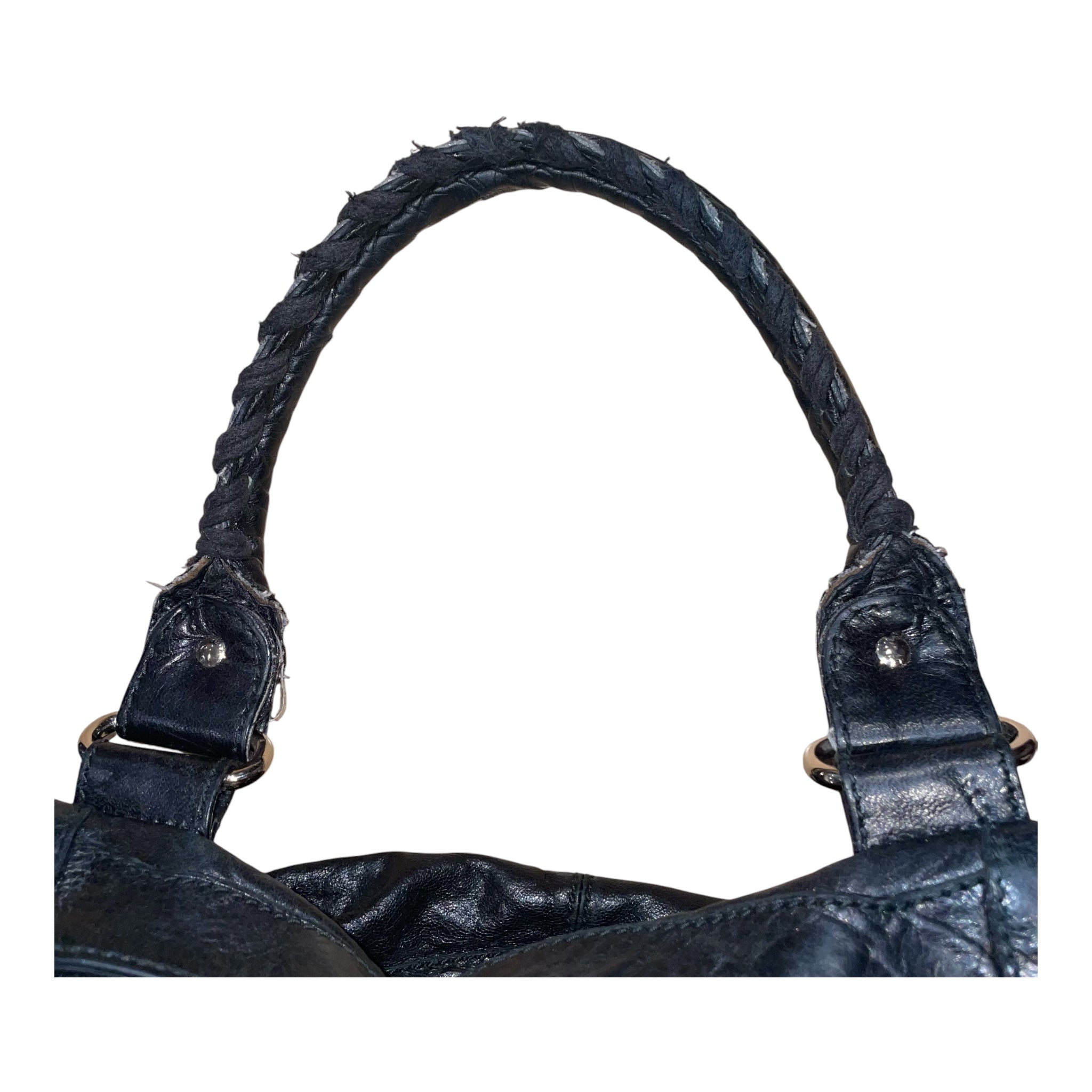 BALENCIAGA/Bag/Leather/BLK/CITY HANDBAG 21SILVR view 9