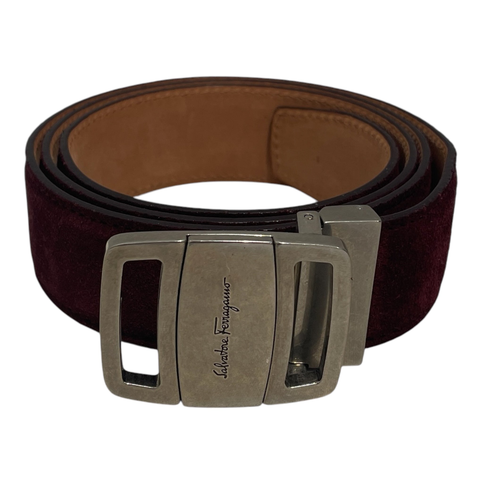 Salvatore Ferragamo/Belt/Suede/BRD/Reversible Belt view 1