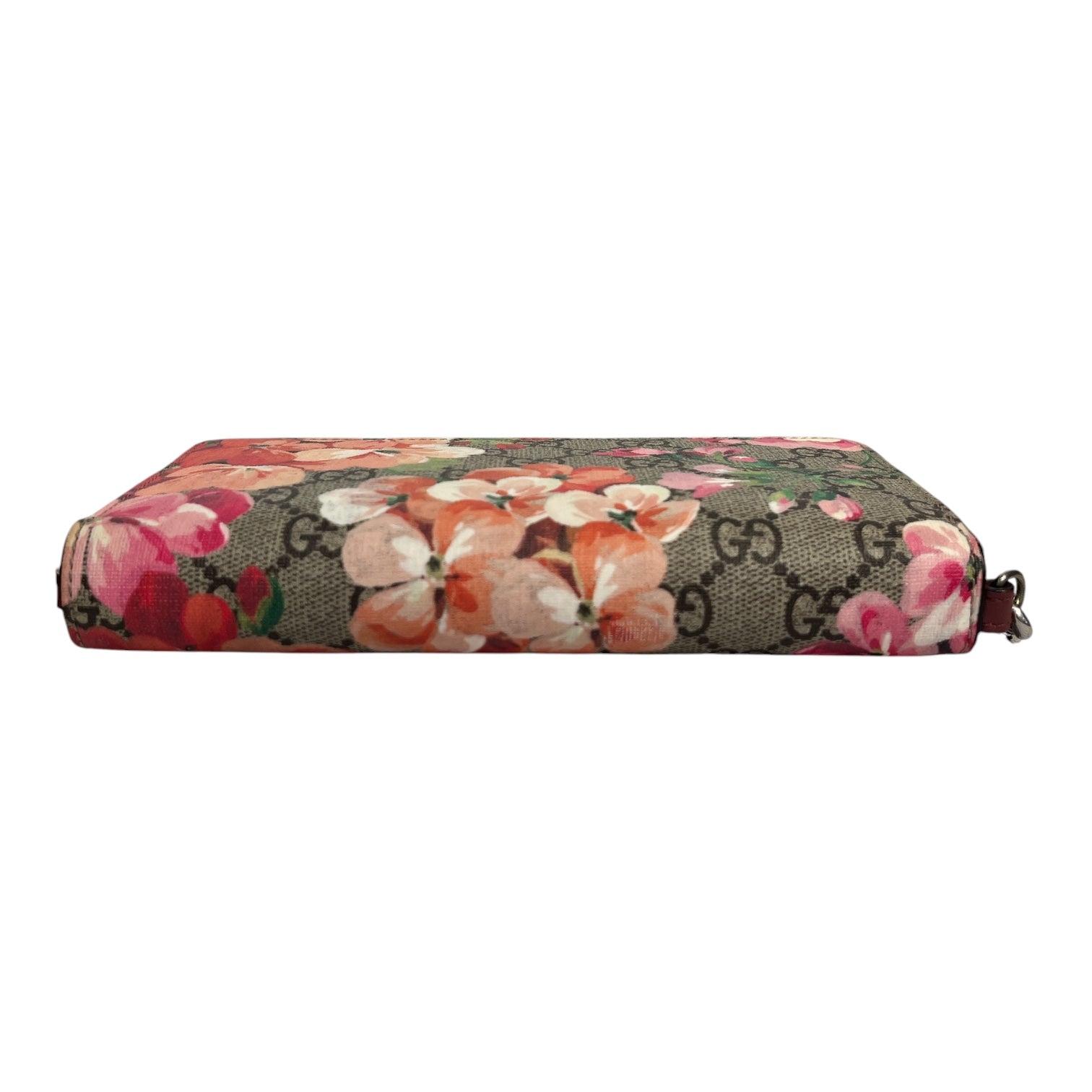 GUCCI/Long Wallet/Monogram/Leather/PNK/PINK FLORAL BLOOMS WALLET view 3