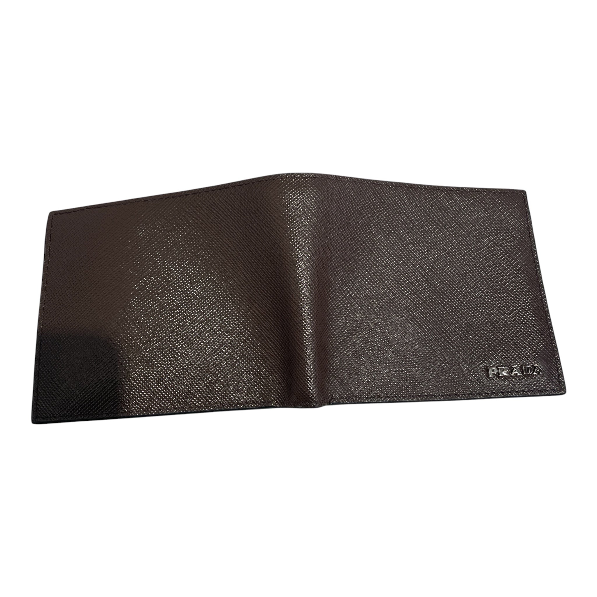 PRADA/Bifold Wallet/Leather/BRW/M's/SAFFIANO view 1