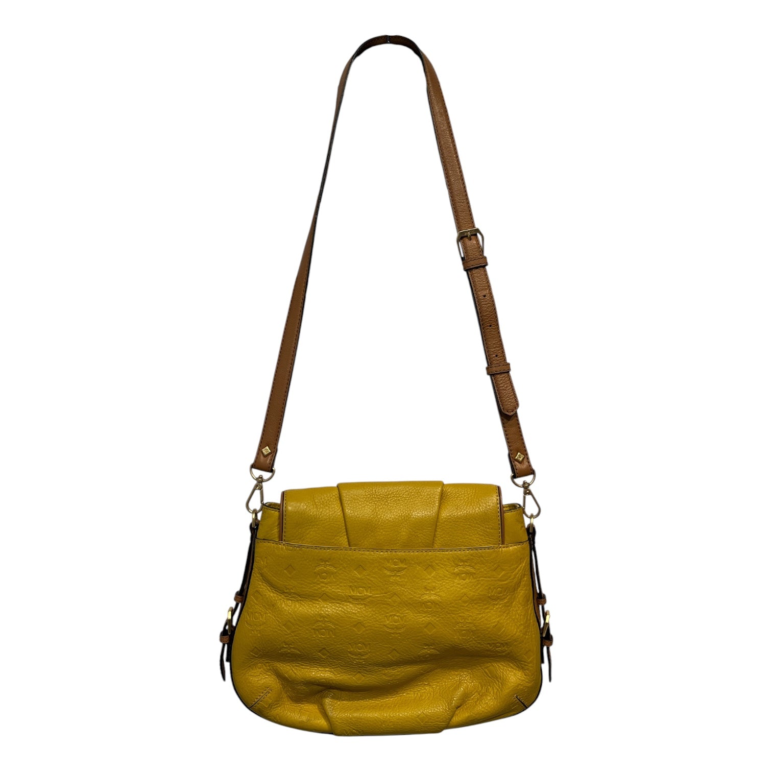 MCM/Cross Body Bag/Leather/YEL/ view 2