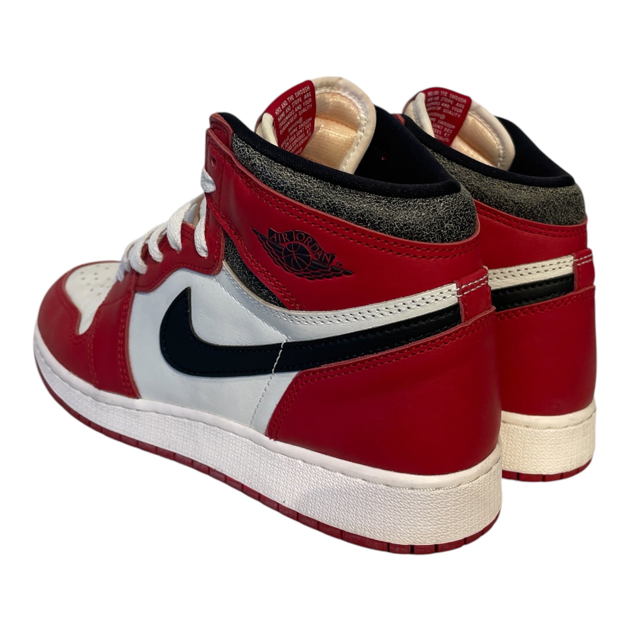 NIKE/Hi-Sneakers/US 7/Leather/RED/AJ1 HIGH LOST AND FOUND view 2