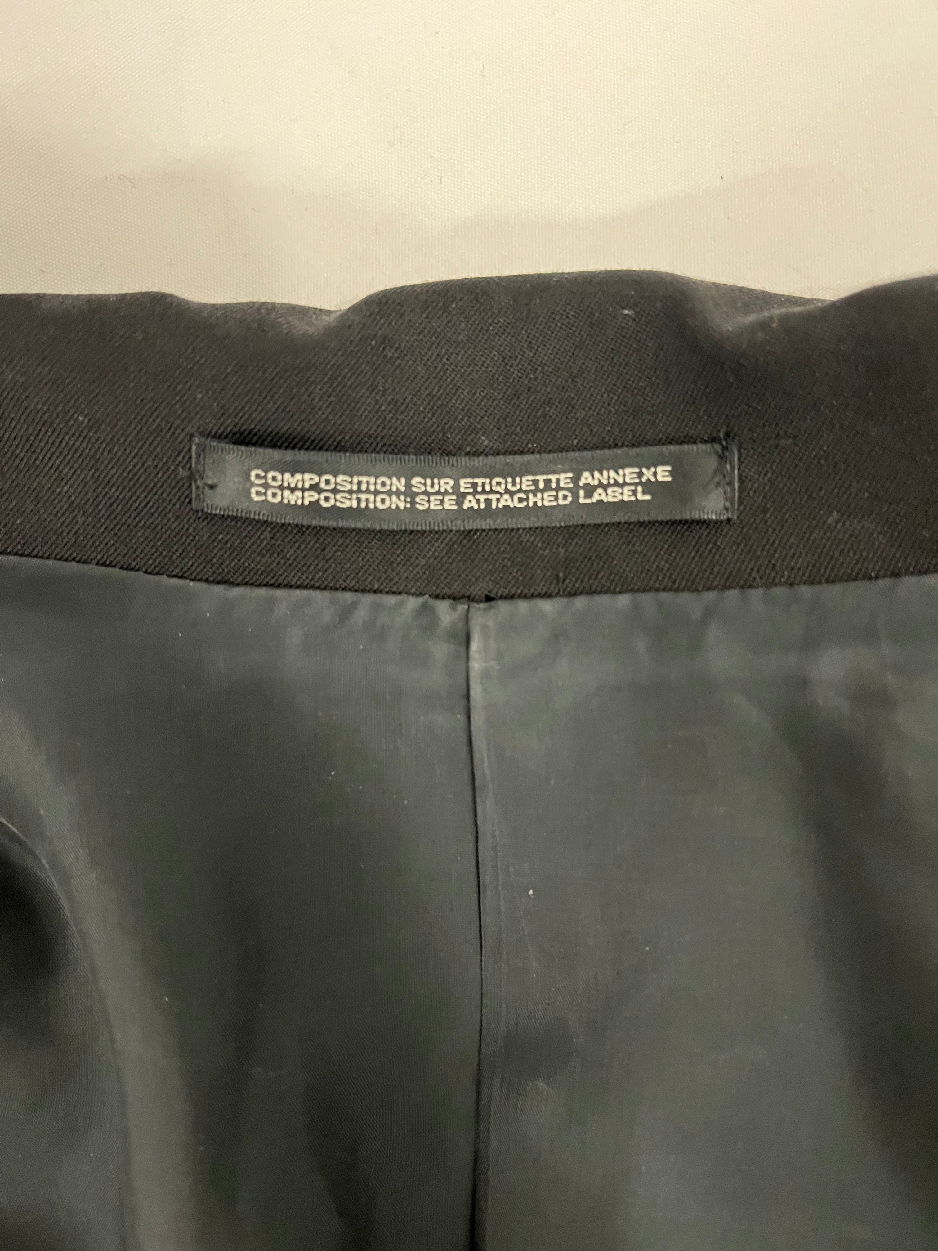YOHJIYAMAMOTO+NOIR/Tailored Jkt/2/Wool/BLK/NBJ05100 view 3