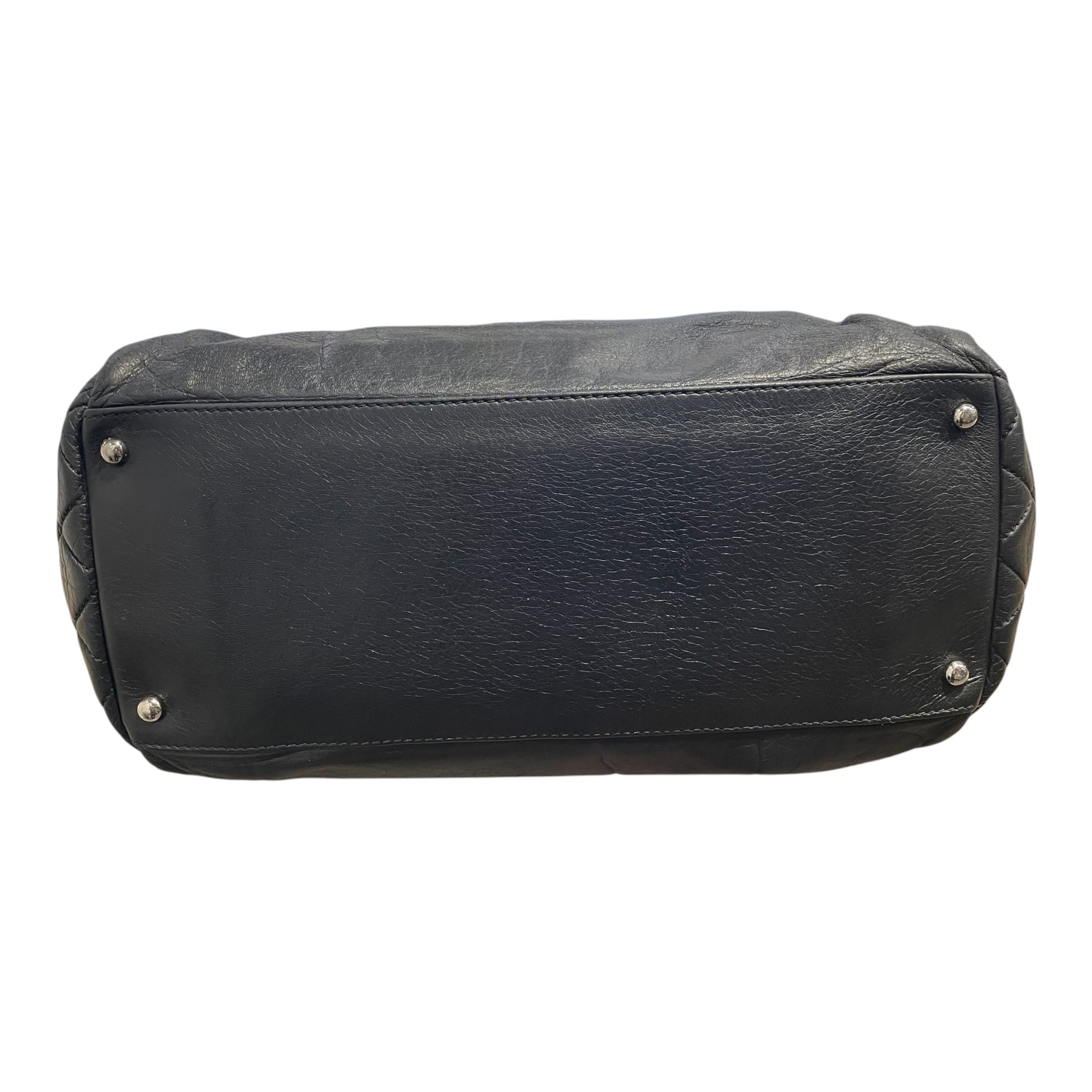 CHANEL/Hand Bag/Leather/BLK/TIMELESS CC FRAME view 3