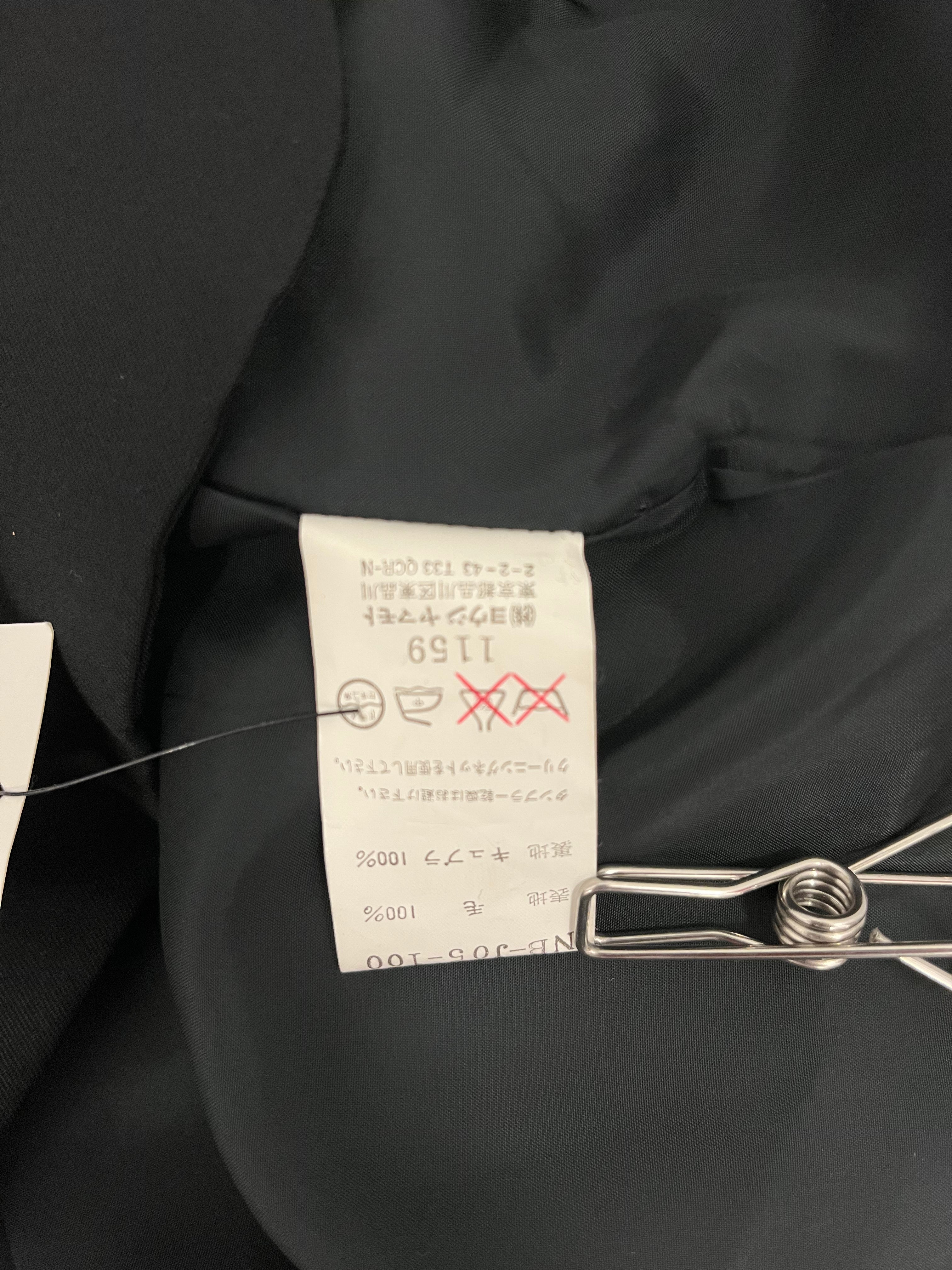 YOHJIYAMAMOTO+NOIR/Tailored Jkt/2/Wool/BLK/NBJ05100 view 4
