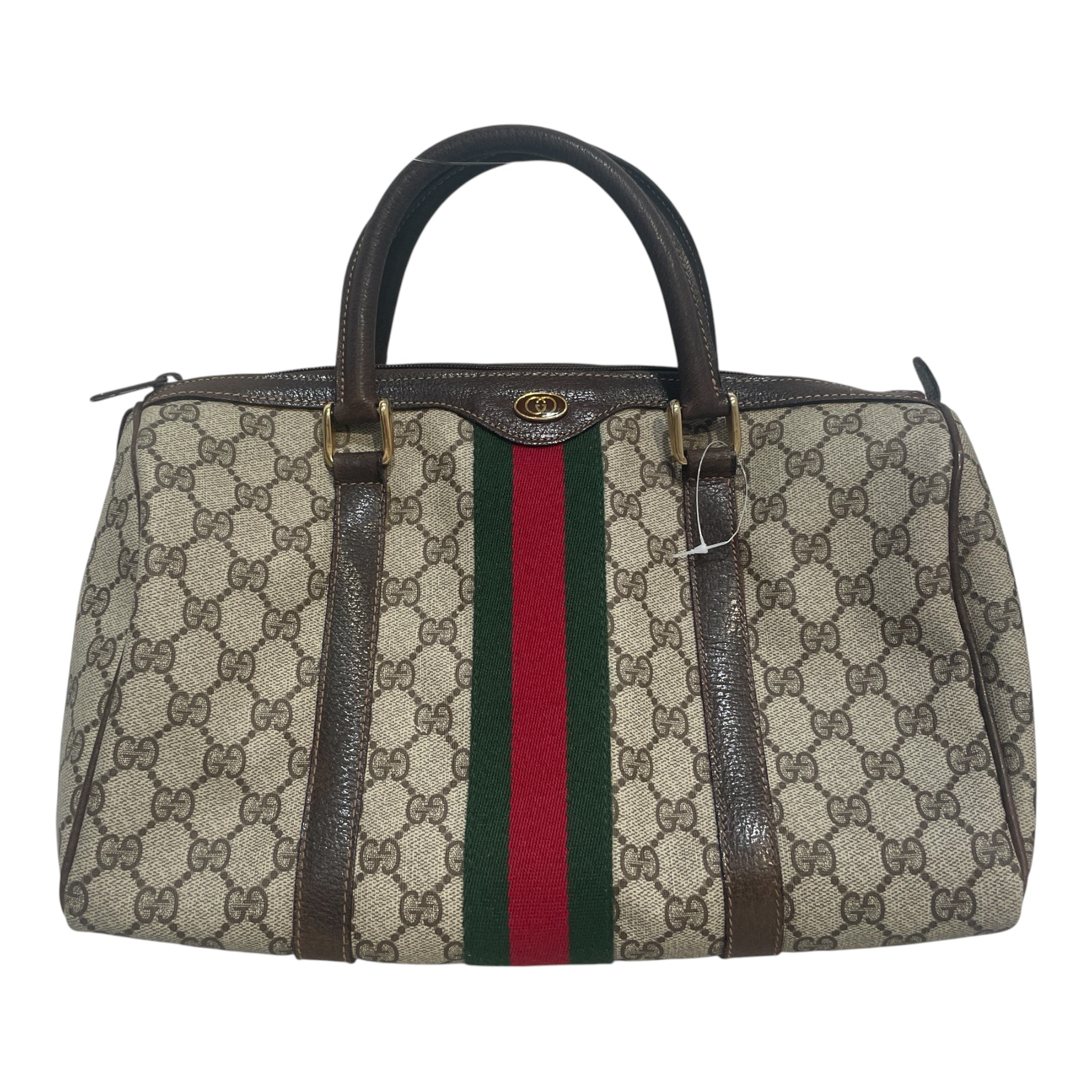 GUCCI/Bag/Monogram/Leather/MLT/Gucissima Boston BAg view 1