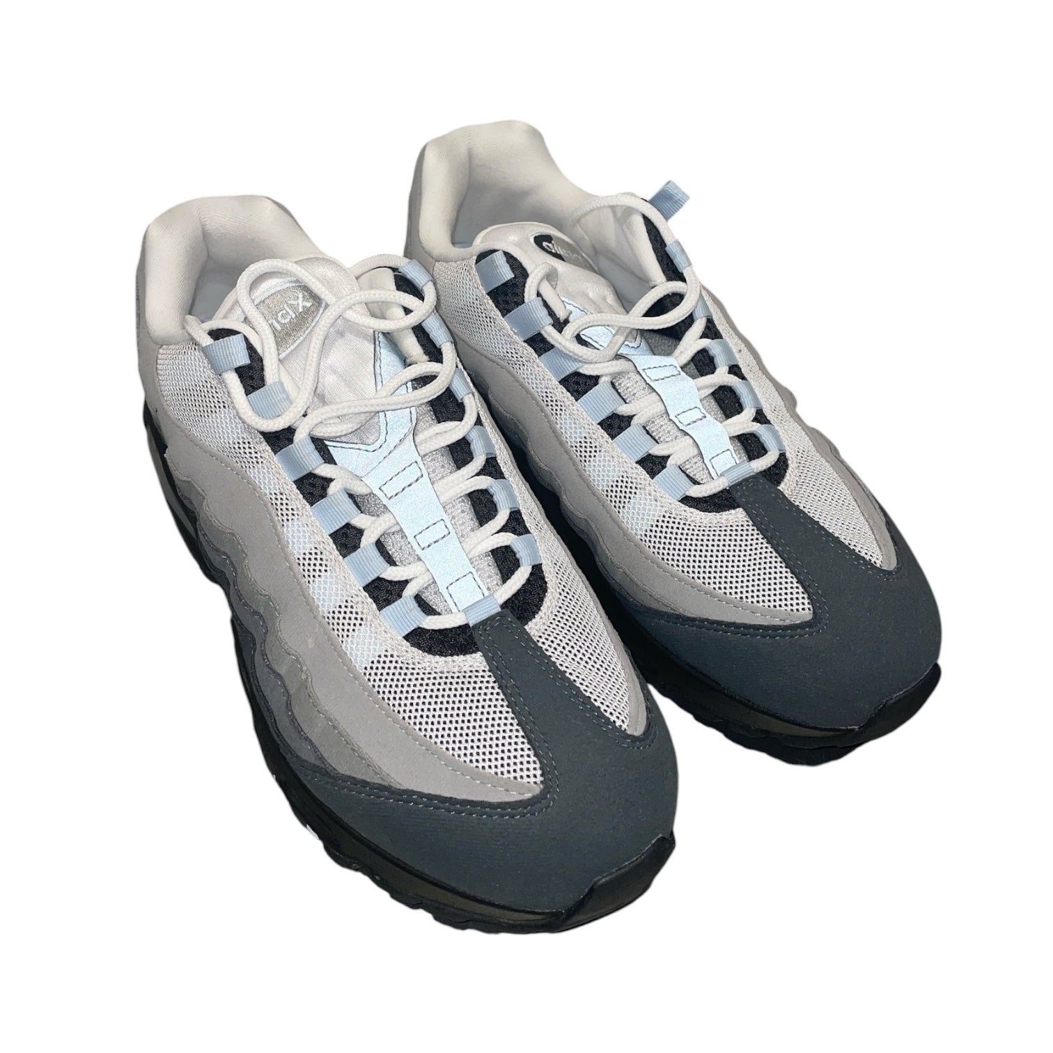 NIKE/Low-Sneakers/US 10.5/Suede/BLU/NIKE AIR MAX 95 OG BIG BUBBLE view 1