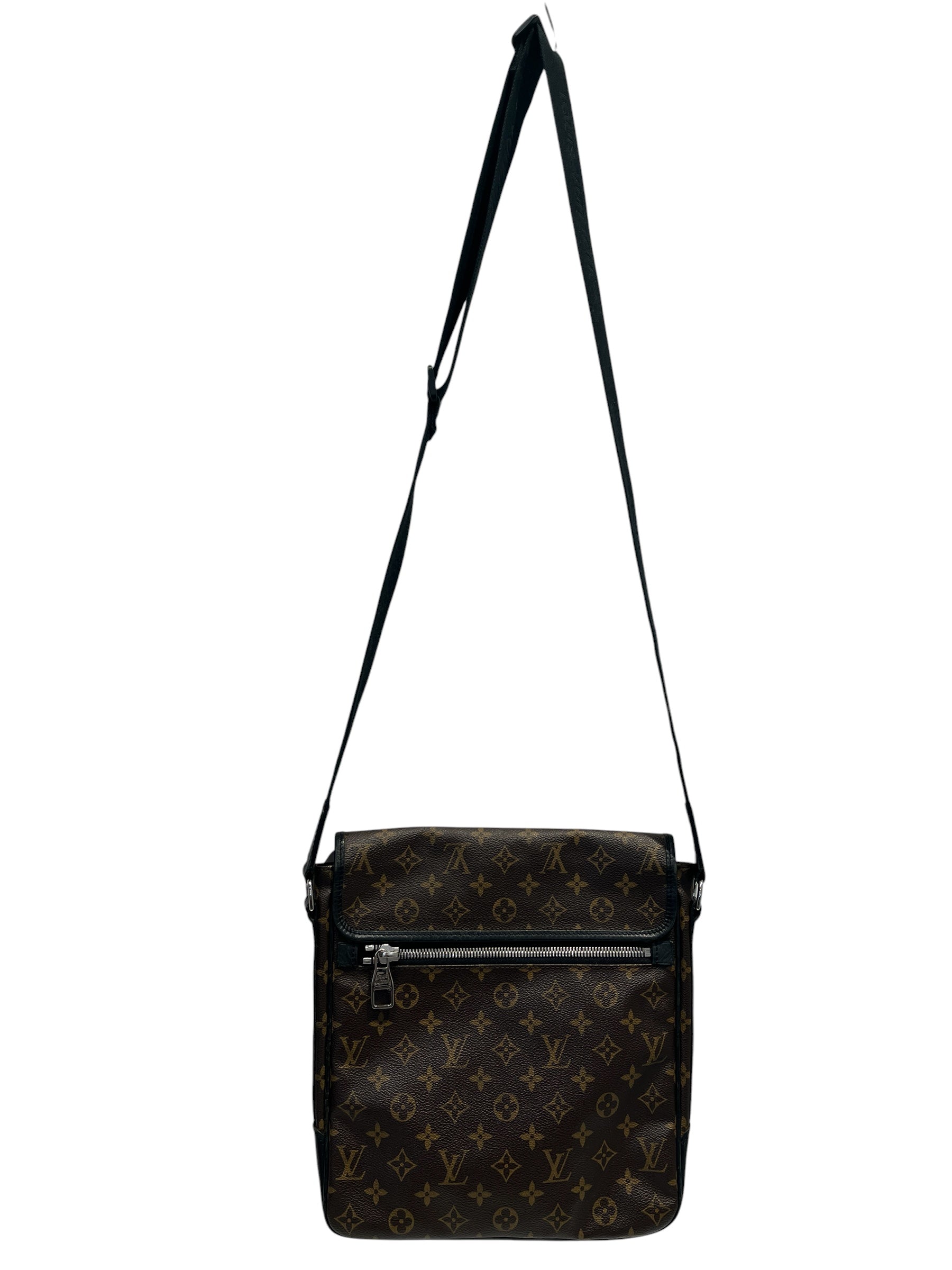 LOUIS VUITTON/Cross Body Bag/M/All Over Print/Leather/BRW/Macassar Bass MM view 2