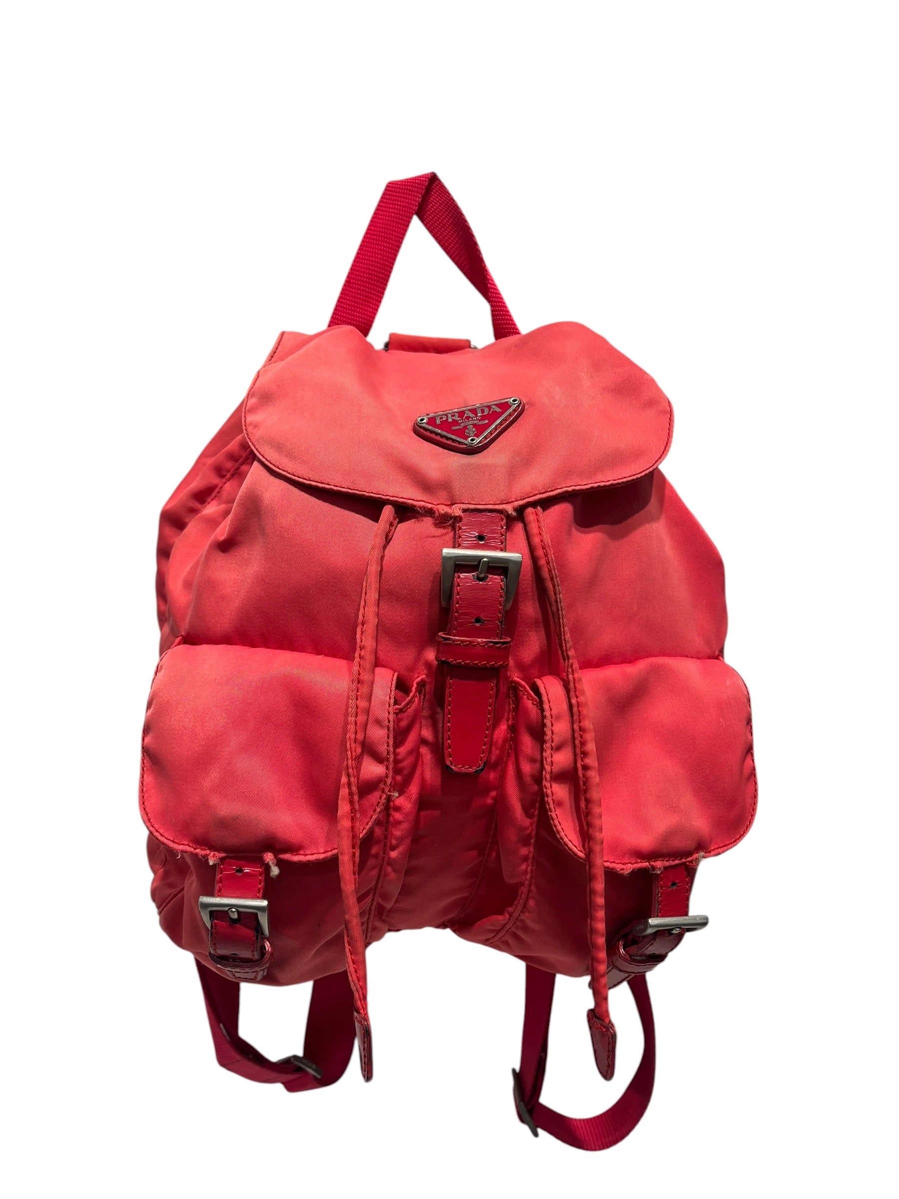 PRADA/Backpack/Nylon/RED/32 view 1