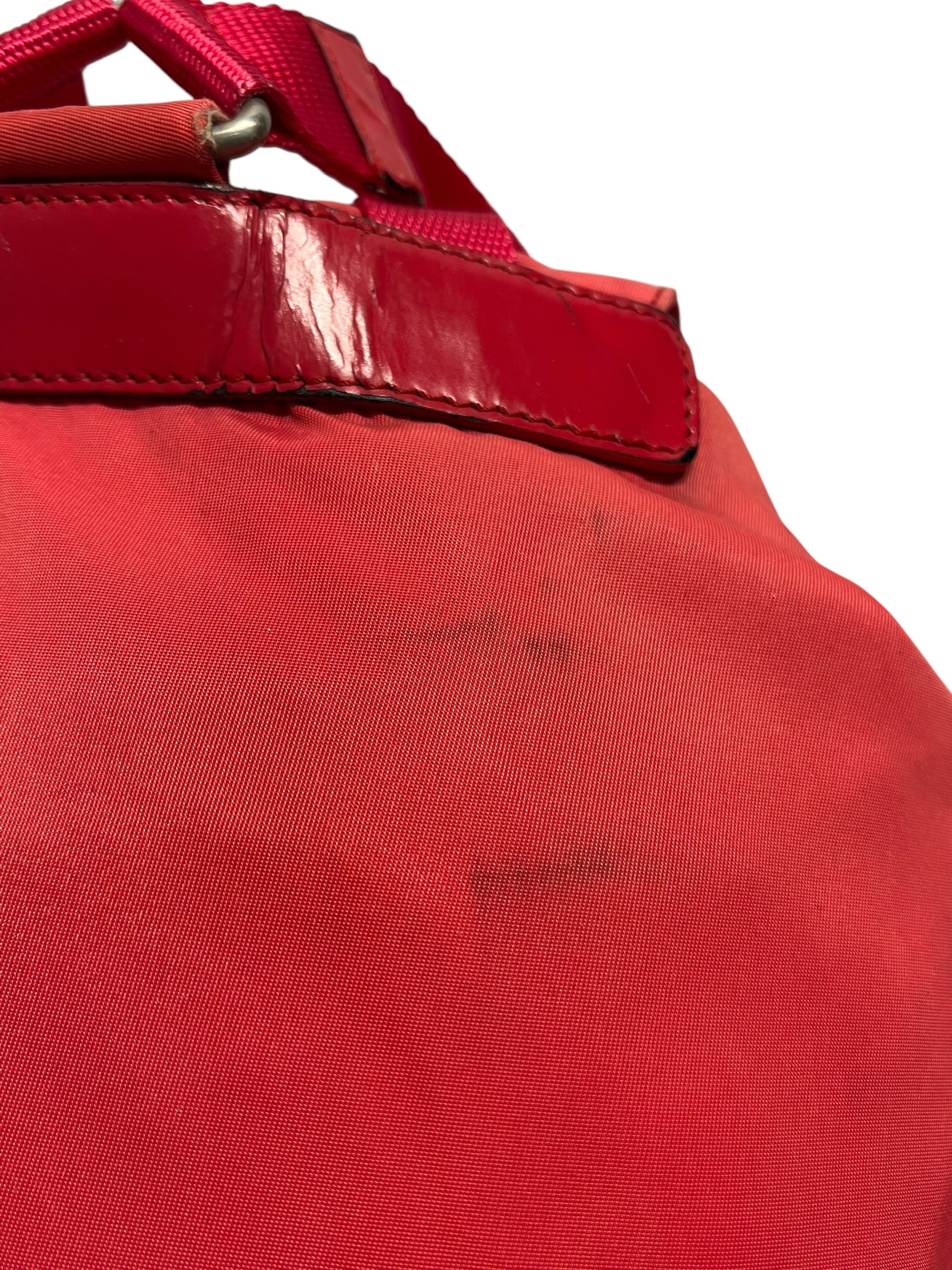 PRADA/Backpack/Nylon/RED/32 view 7