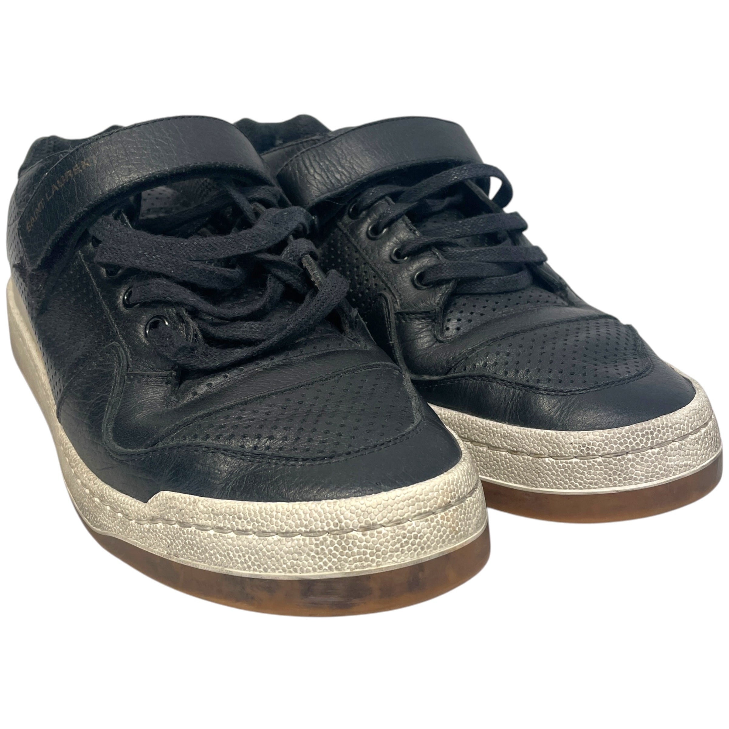 SAINT LAURENT/Low-Sneakers/US 9/Leather/BLK/SL24 view 1