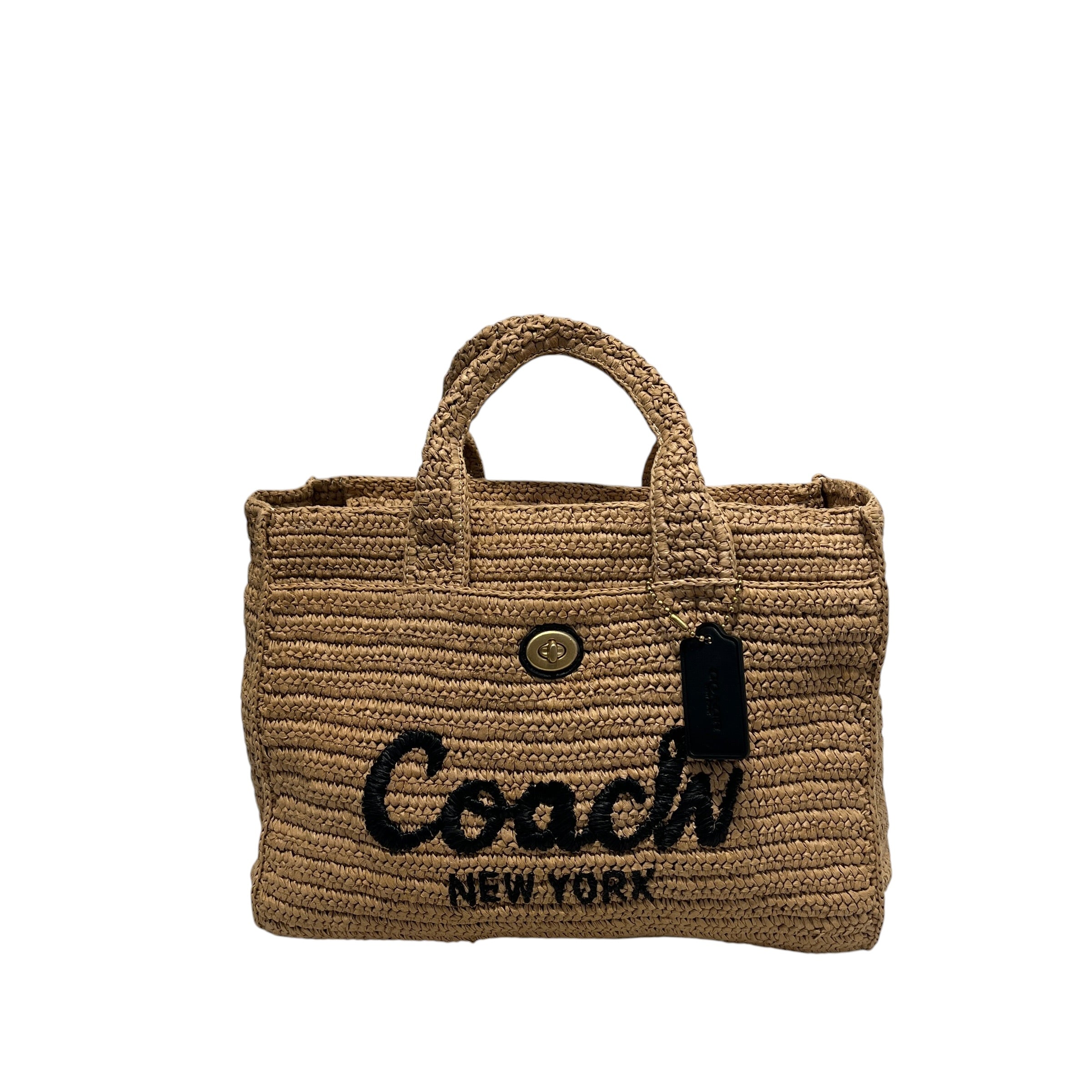 COACH/Hand Bag/CML/STRAW BAG view 1