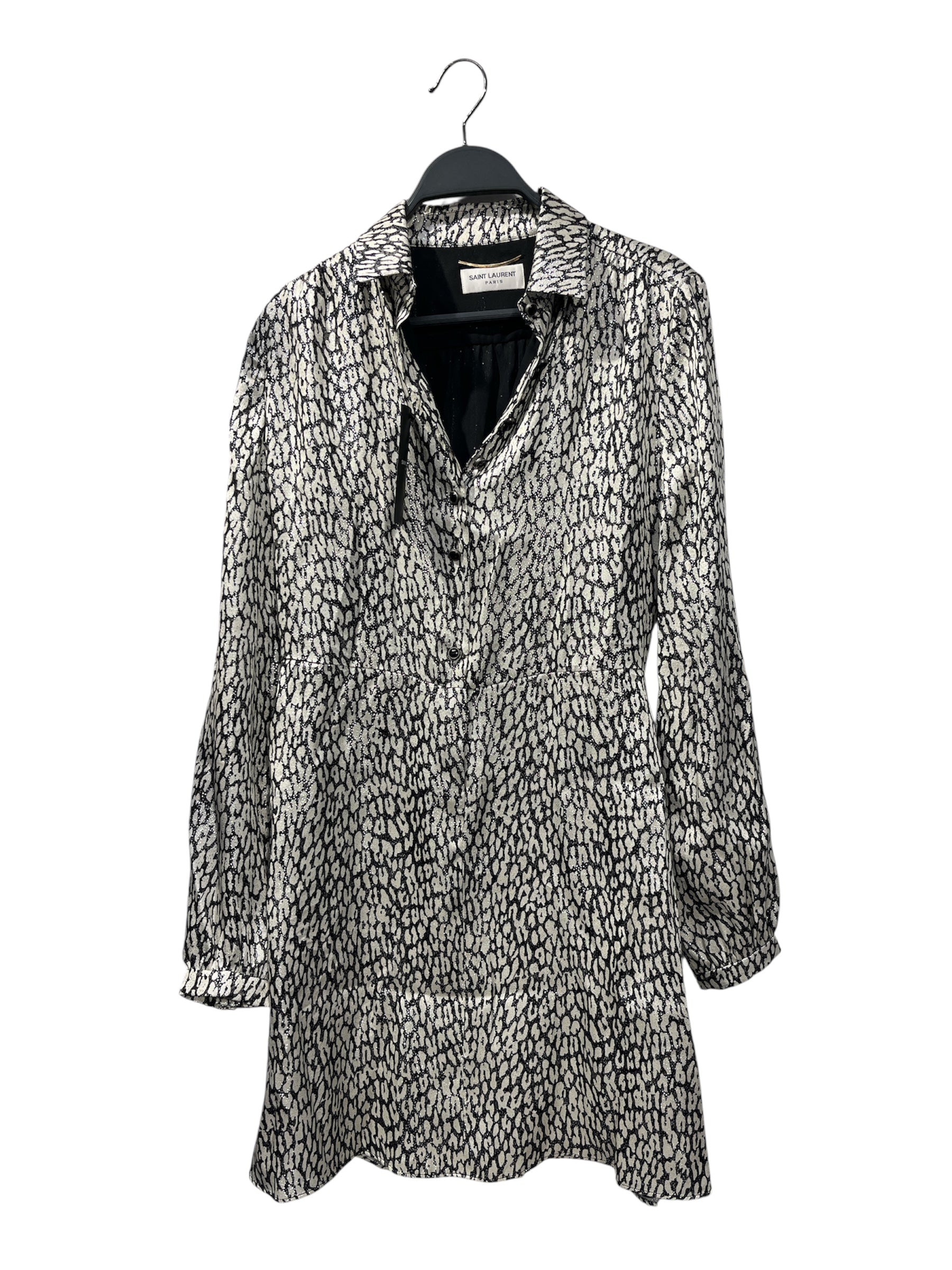SAINT LAURENT/LS Dress/36/All Over Print/Silk/MLT/ view 1