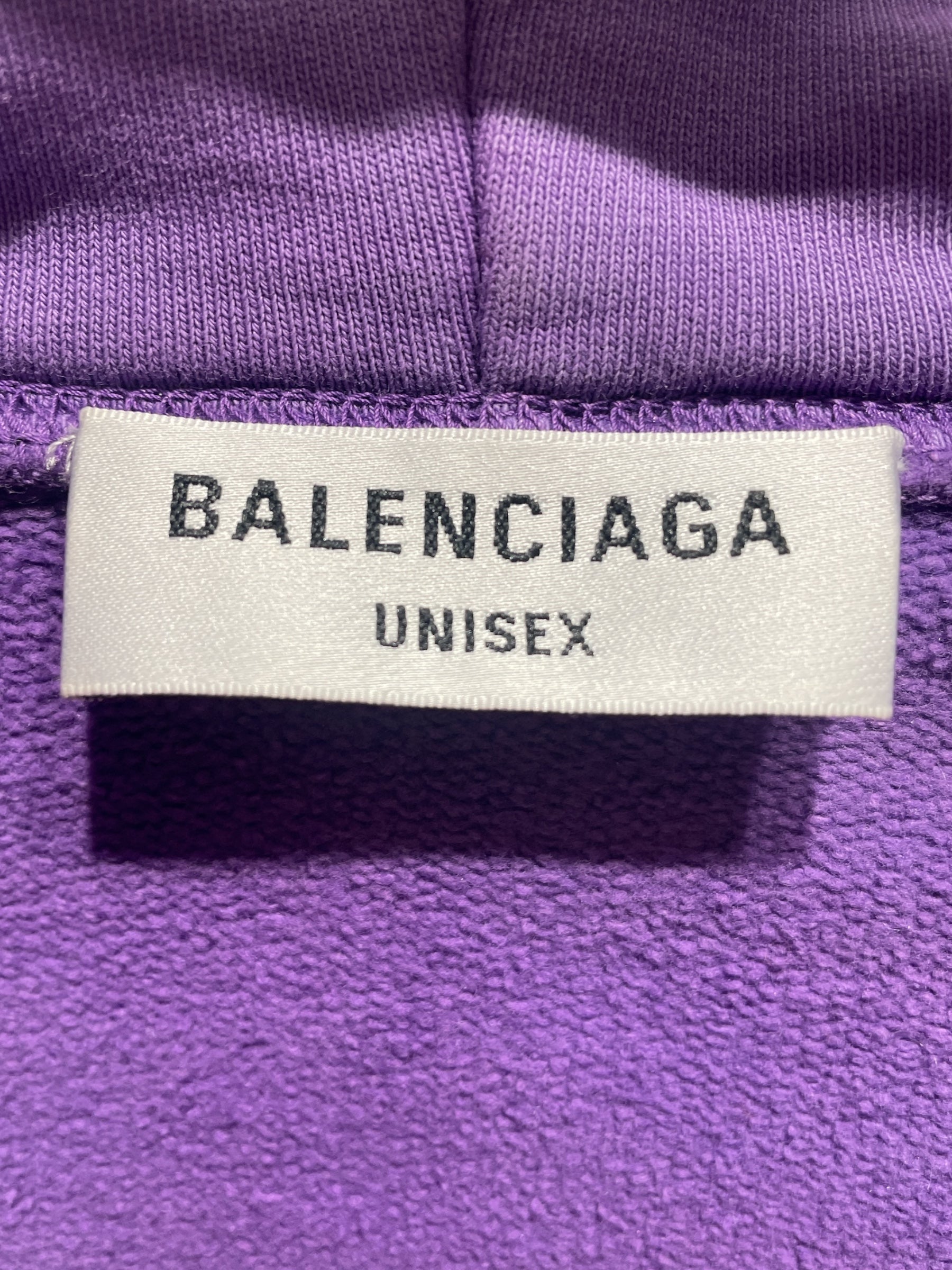 BALENCIAGA/Hoodie/4/Cotton/PPL/UNITY HOODIE view 3