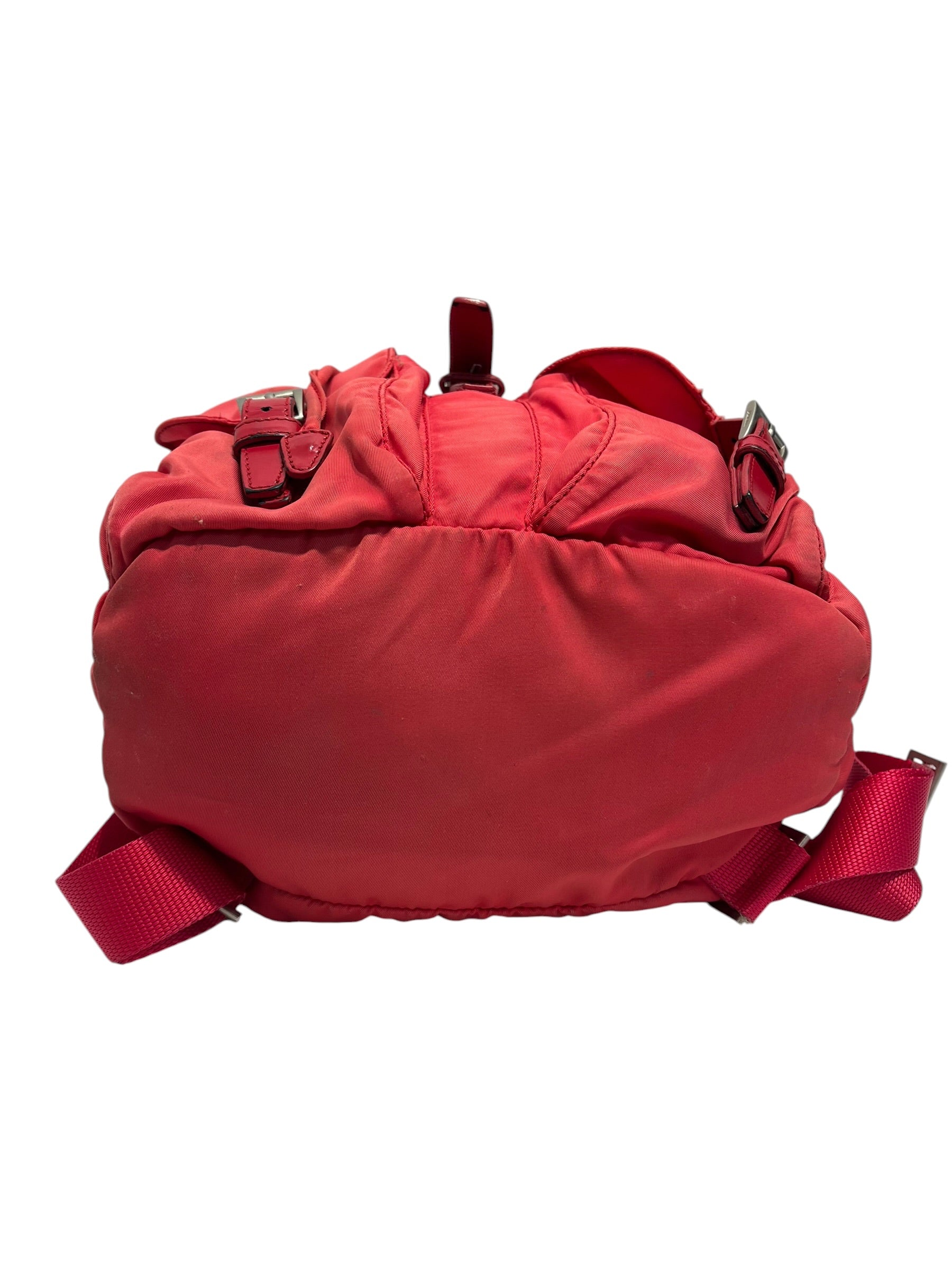 PRADA/Backpack/Nylon/RED/32 view 3