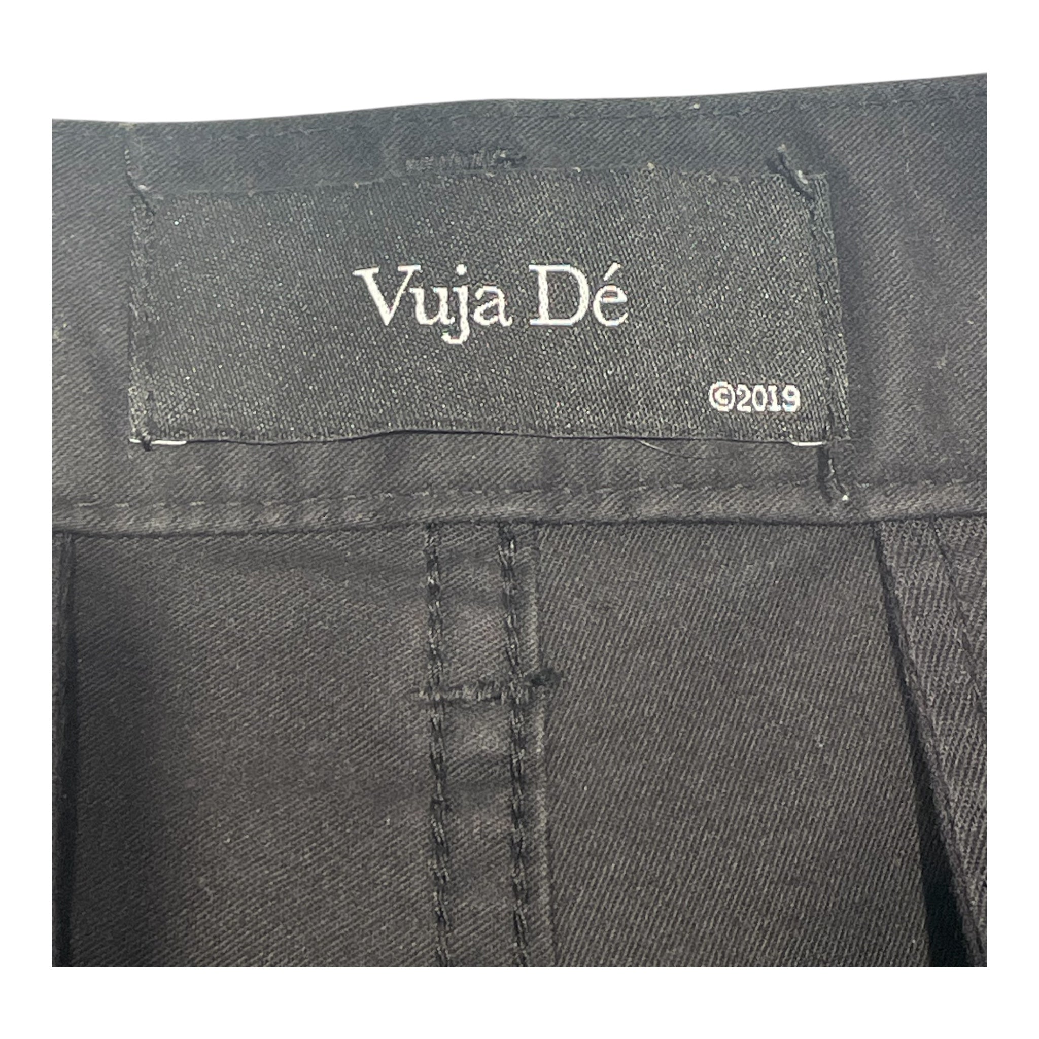 VUJA DE/Straight Pants/M/Cotton/BLK/ view 3