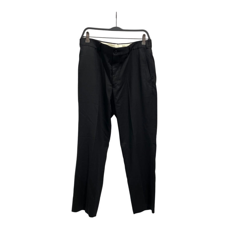 COMME des GARCONS HOMME DEUX/Straight Pants/XL/Black/Wool/DA-P062