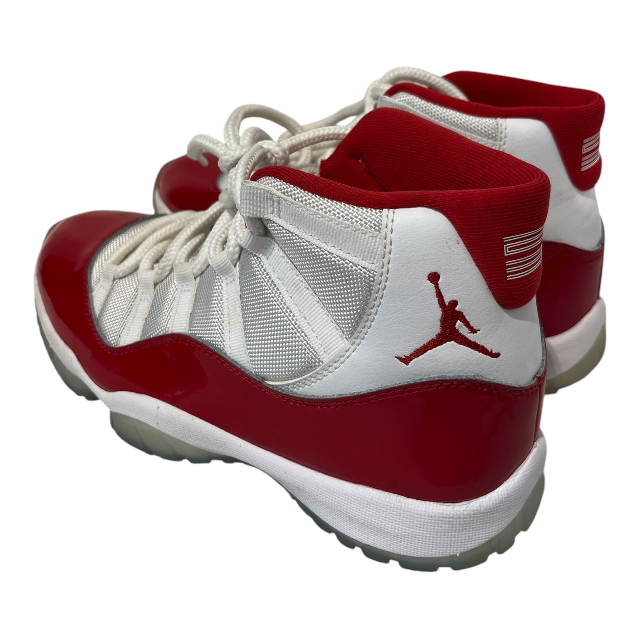 NIKE/Hi-Sneakers/US 8/Faux Leather/RED/U-Tip/CT8012-116 retro 11 cherry red view 2