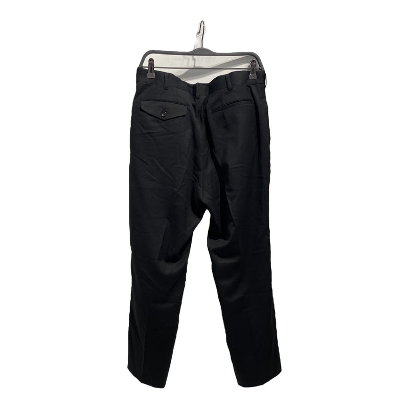 COMME des GARCONS HOMME DEUX/Straight Pants/XL/Black/Wool/DA-P062