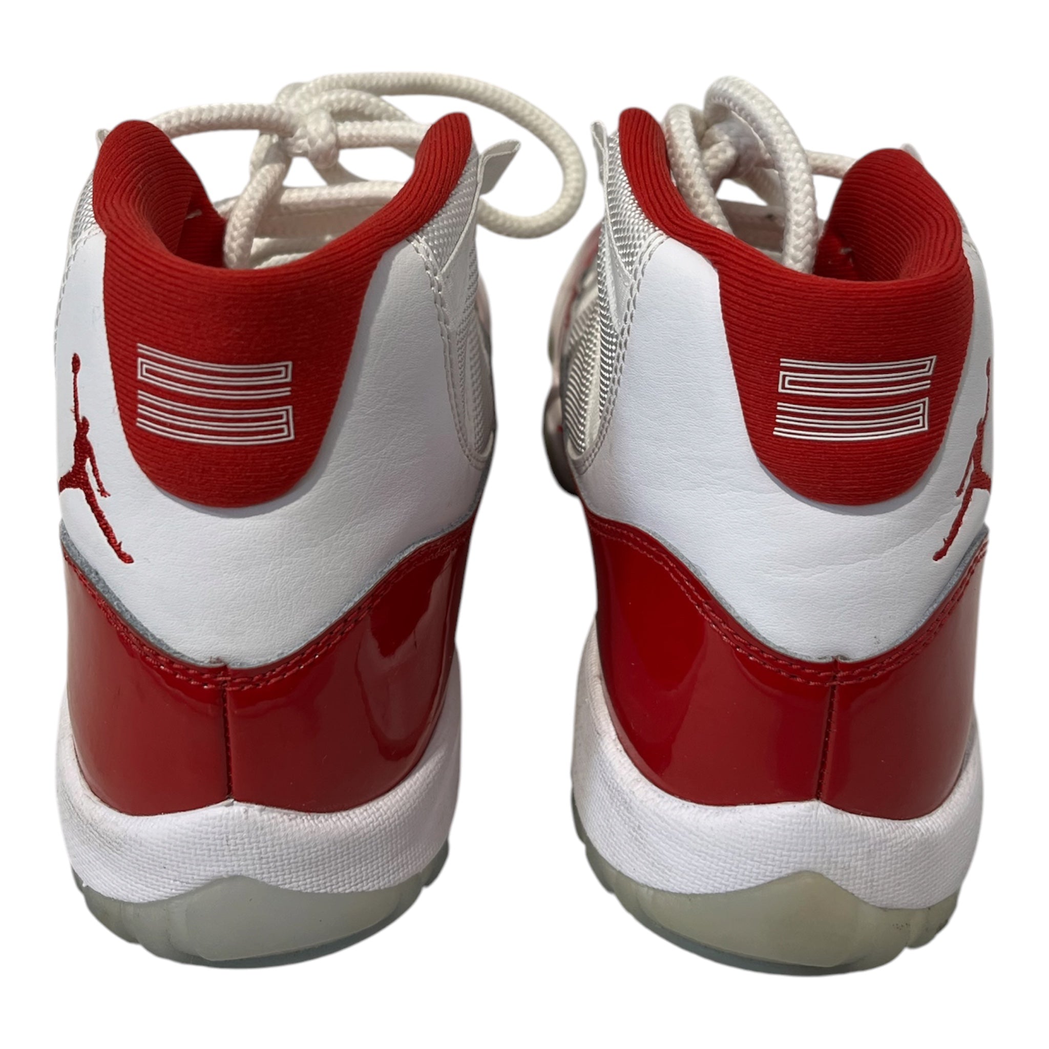NIKE/Hi-Sneakers/US 8/Faux Leather/RED/U-Tip/CT8012-116 retro 11 cherry red view 3