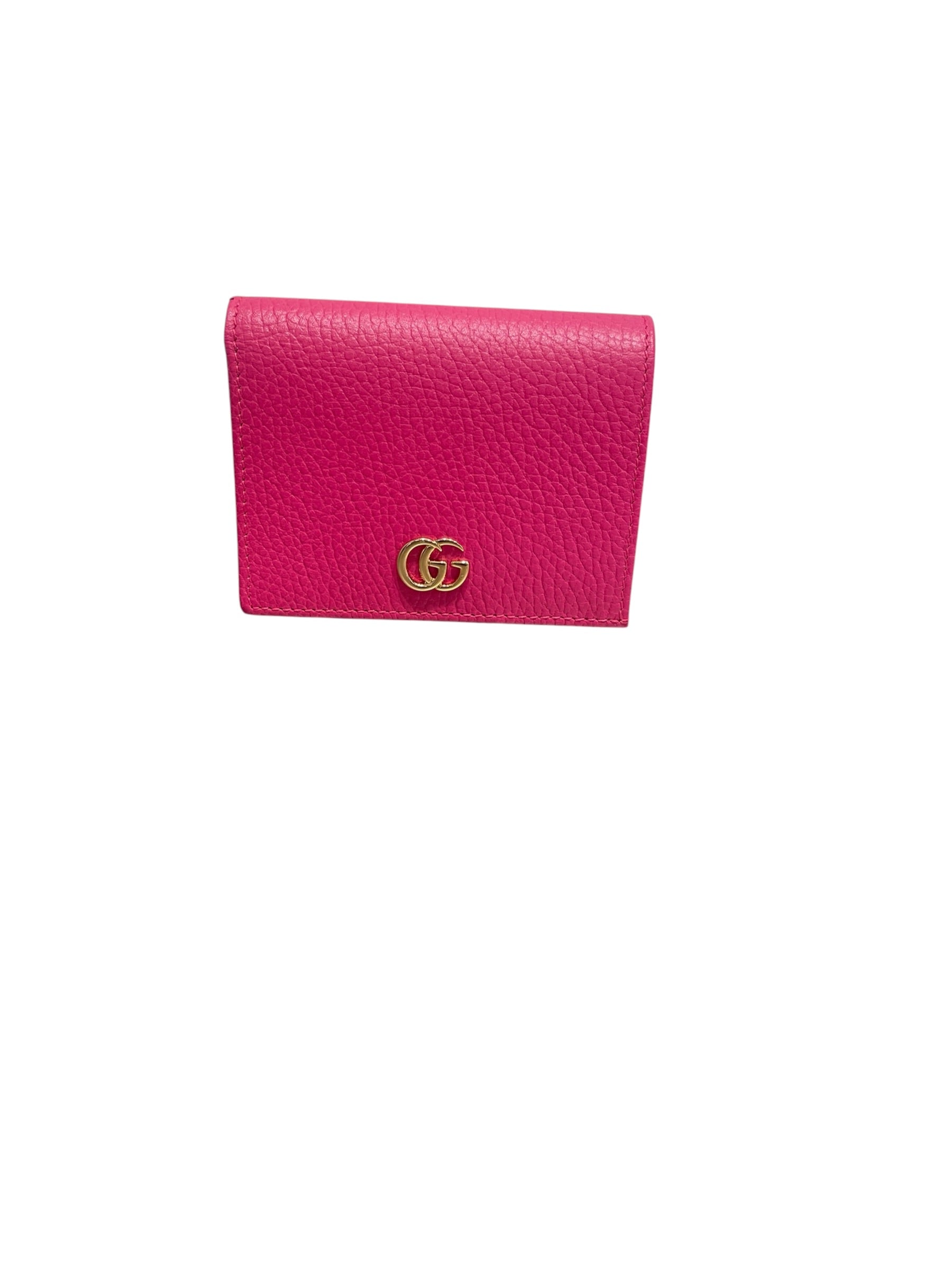 GUCCI/Bifold Wallet/Leather/PNK/L's/GG MARMOT WALLET view 1