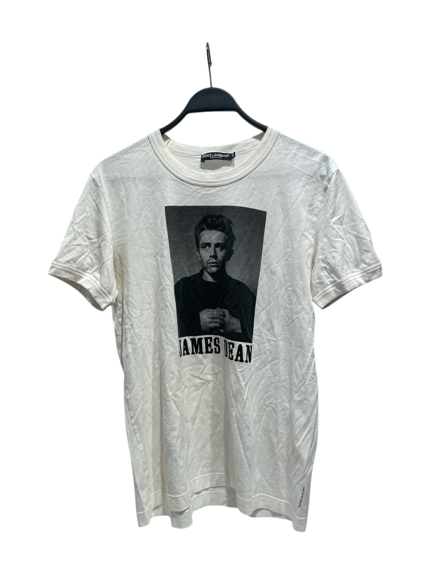 DOLCE&GABBANA/T-Shirt/52/Cotton/WHT/Graphic/james dean view 1
