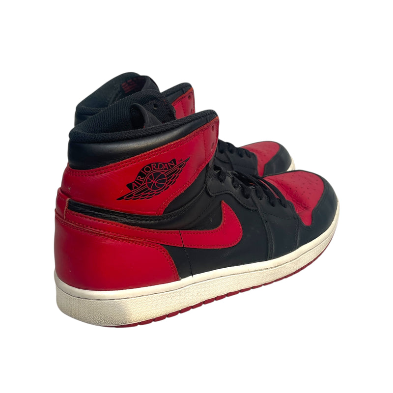 NIKE/Hi-Sneakers/US 10/Leather/RED/Jordan 1 Retro OG Bred 2013