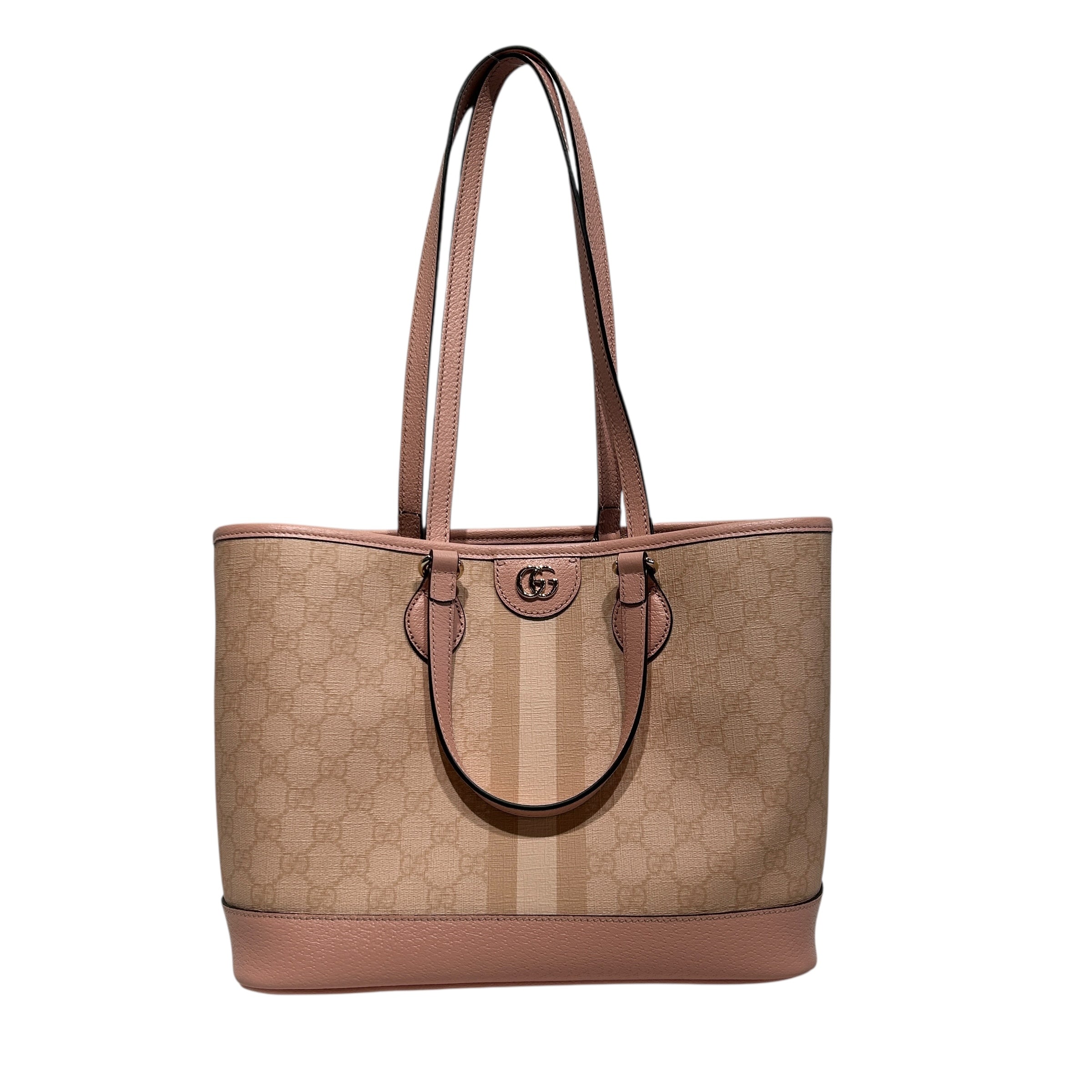 GUCCI/Tote Bag/Monogram/Leather/PNK/OPHIDIA MEDIUM TOTE BAG view 2
