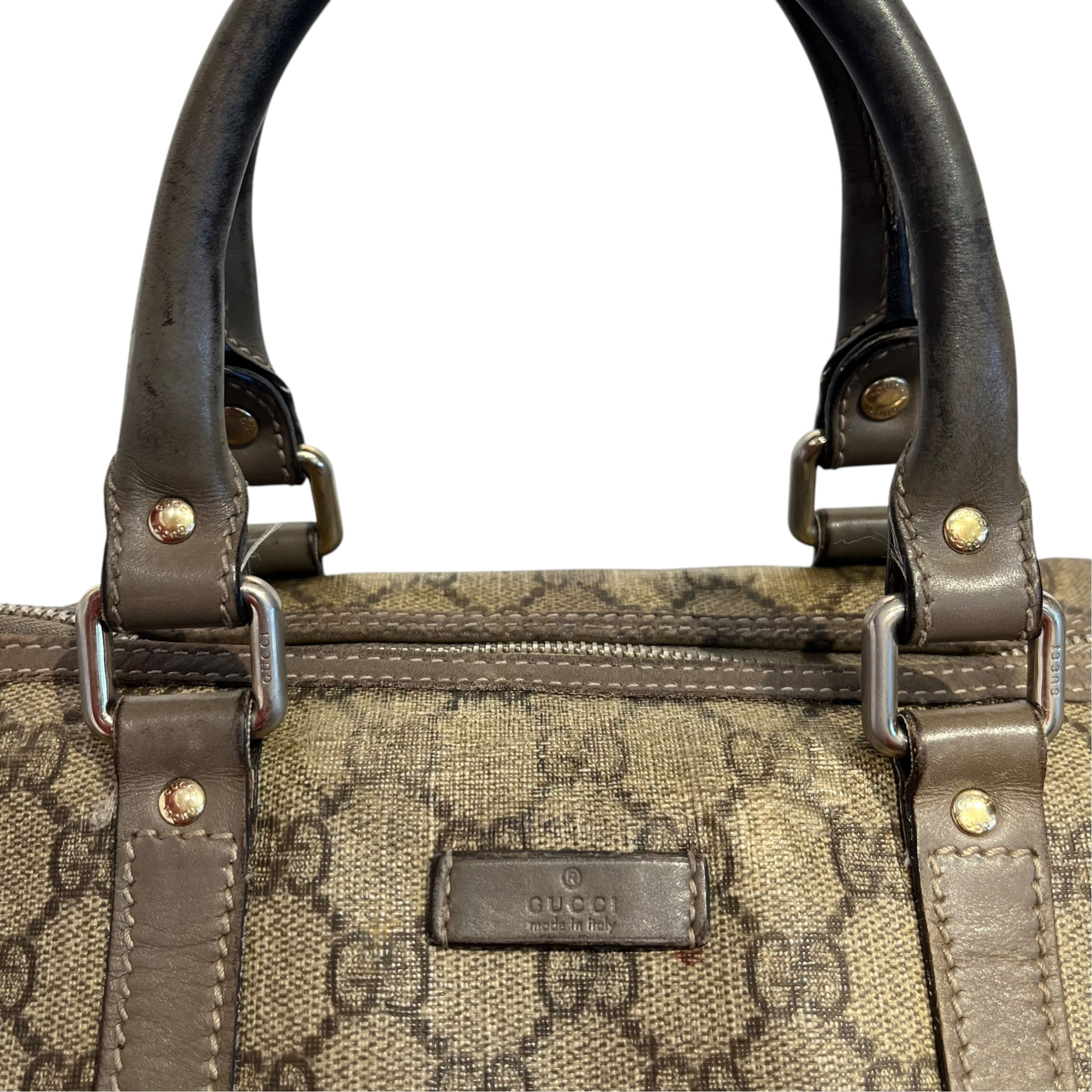 GUCCI/Hand Bag/Monogram/Leather/BEG/JOY BOSTON view 6