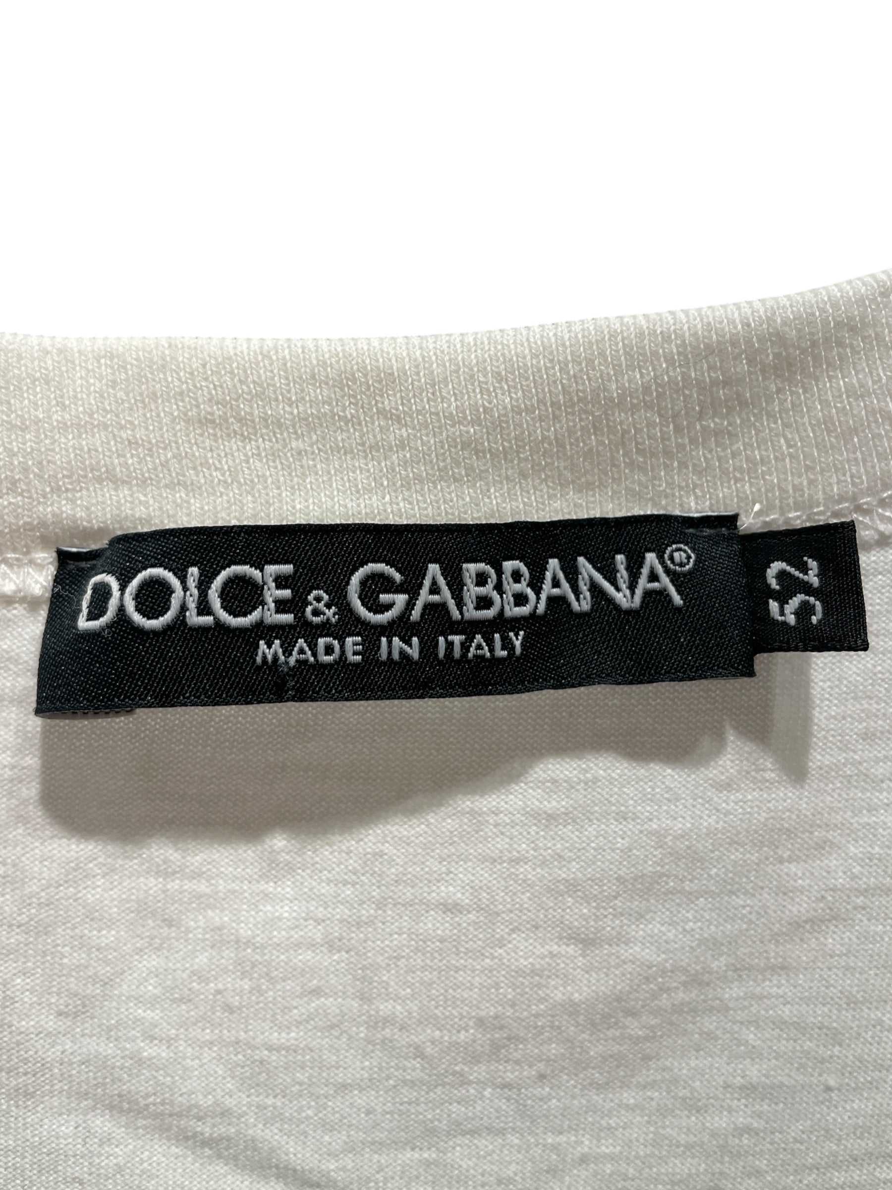 DOLCE&GABBANA/T-Shirt/52/Cotton/WHT/Graphic/james dean view 3