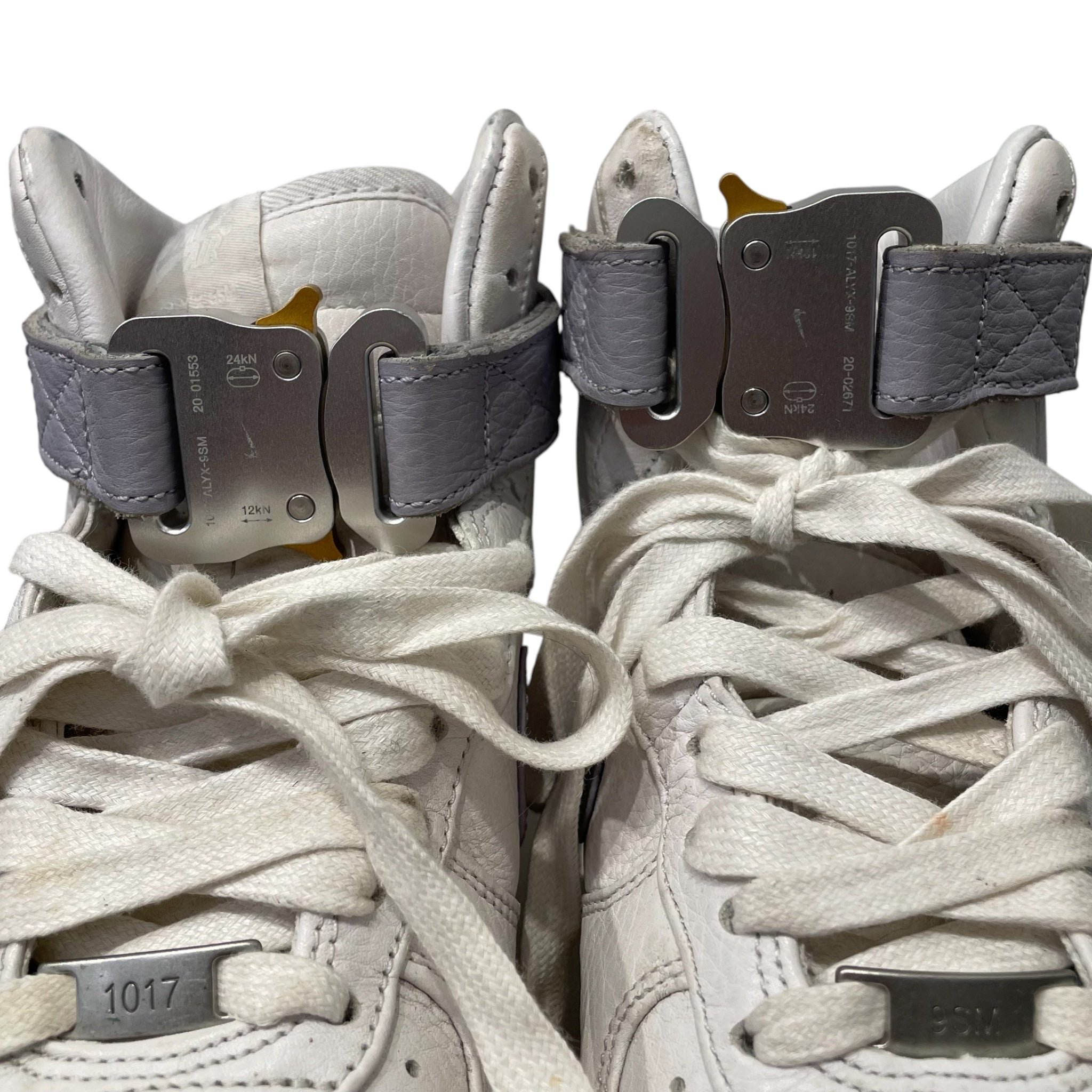 1017 ALYX 9SM(ALYX)/NIKE/Low-Sneakers/US 8/Leather/WHT/ view 4
