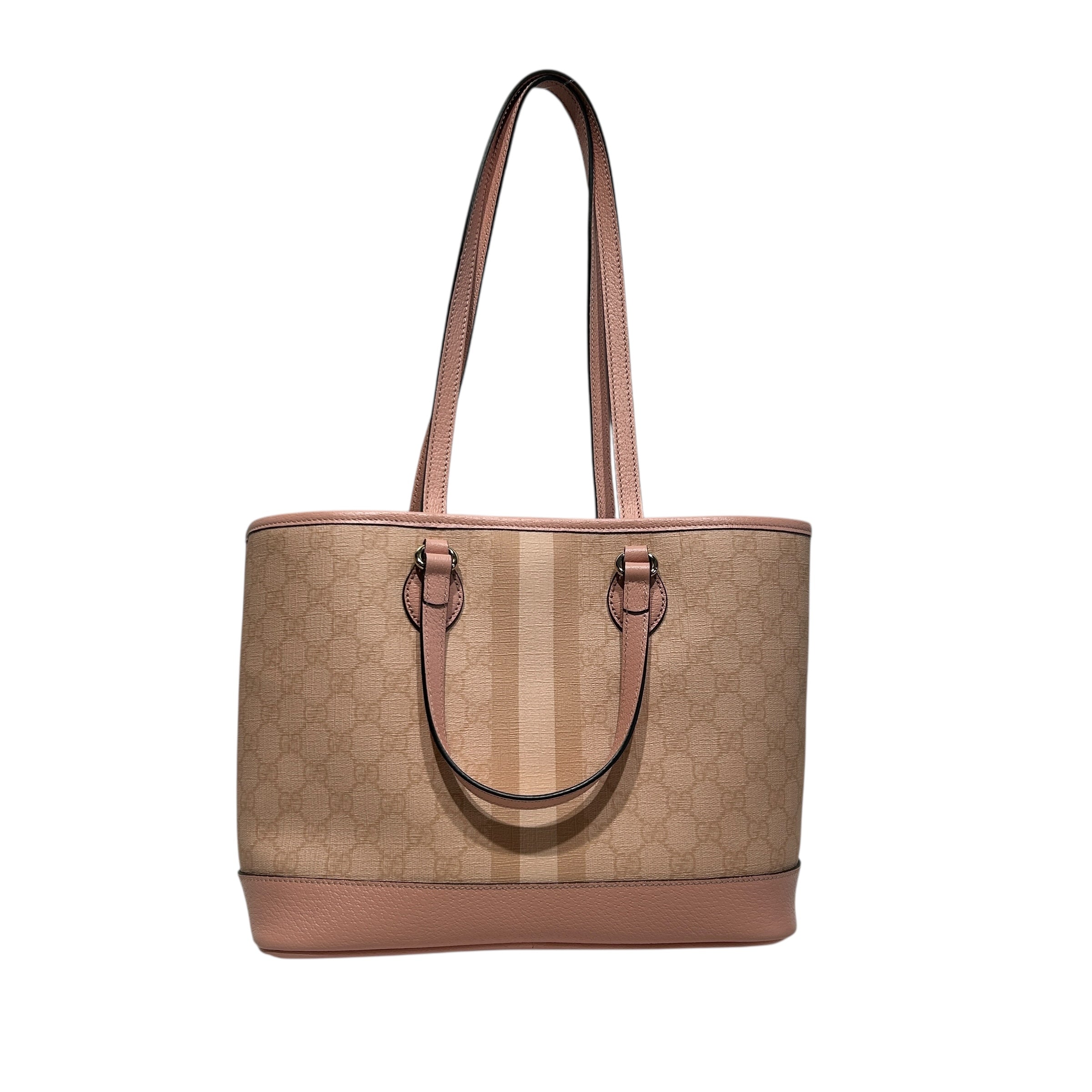 GUCCI/Tote Bag/Monogram/Leather/PNK/OPHIDIA MEDIUM TOTE BAG view 1