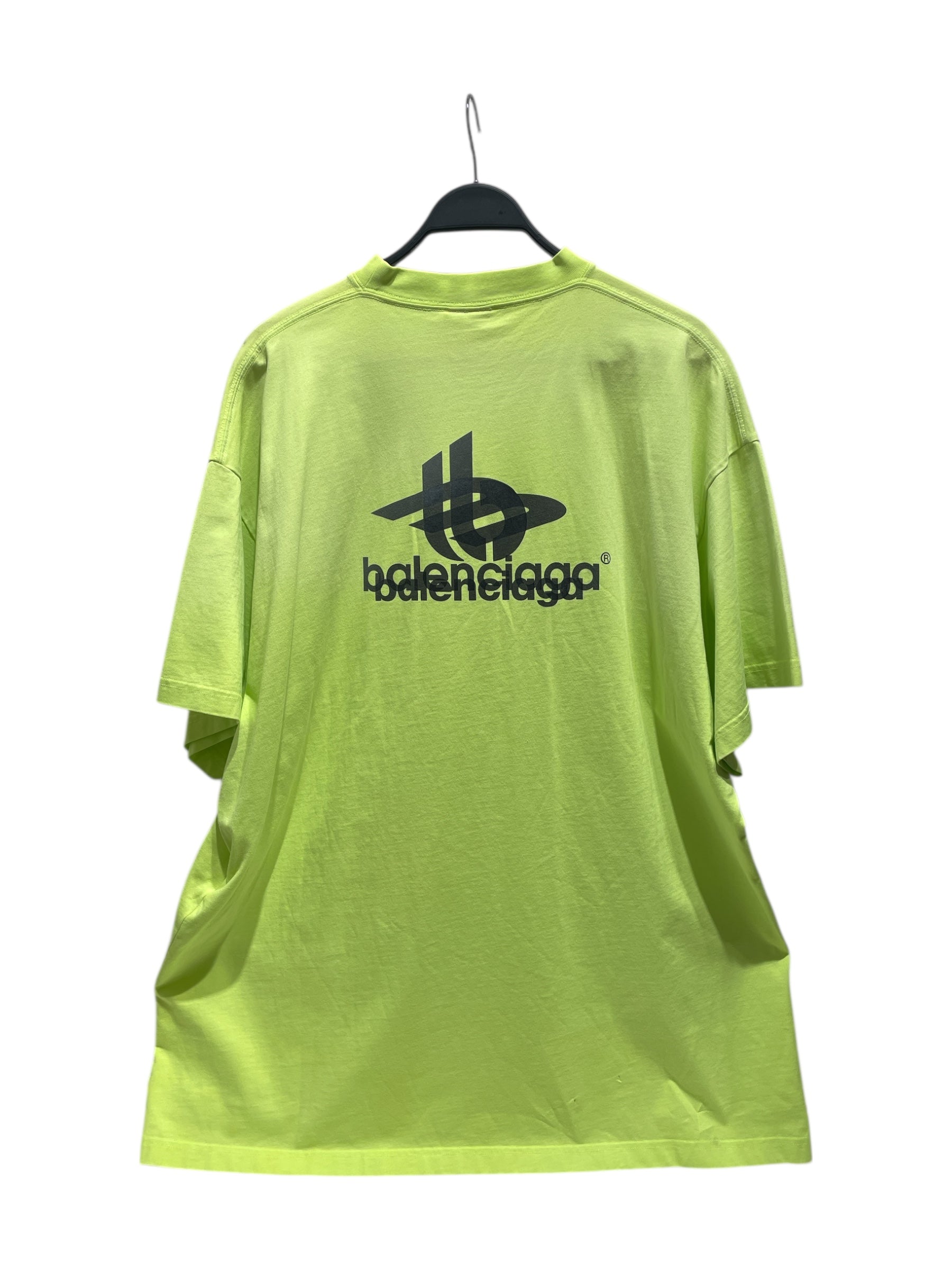 BALENCIAGA/T-Shirt/4/Cotton/GRN/Graphic/3b sport logo view 2
