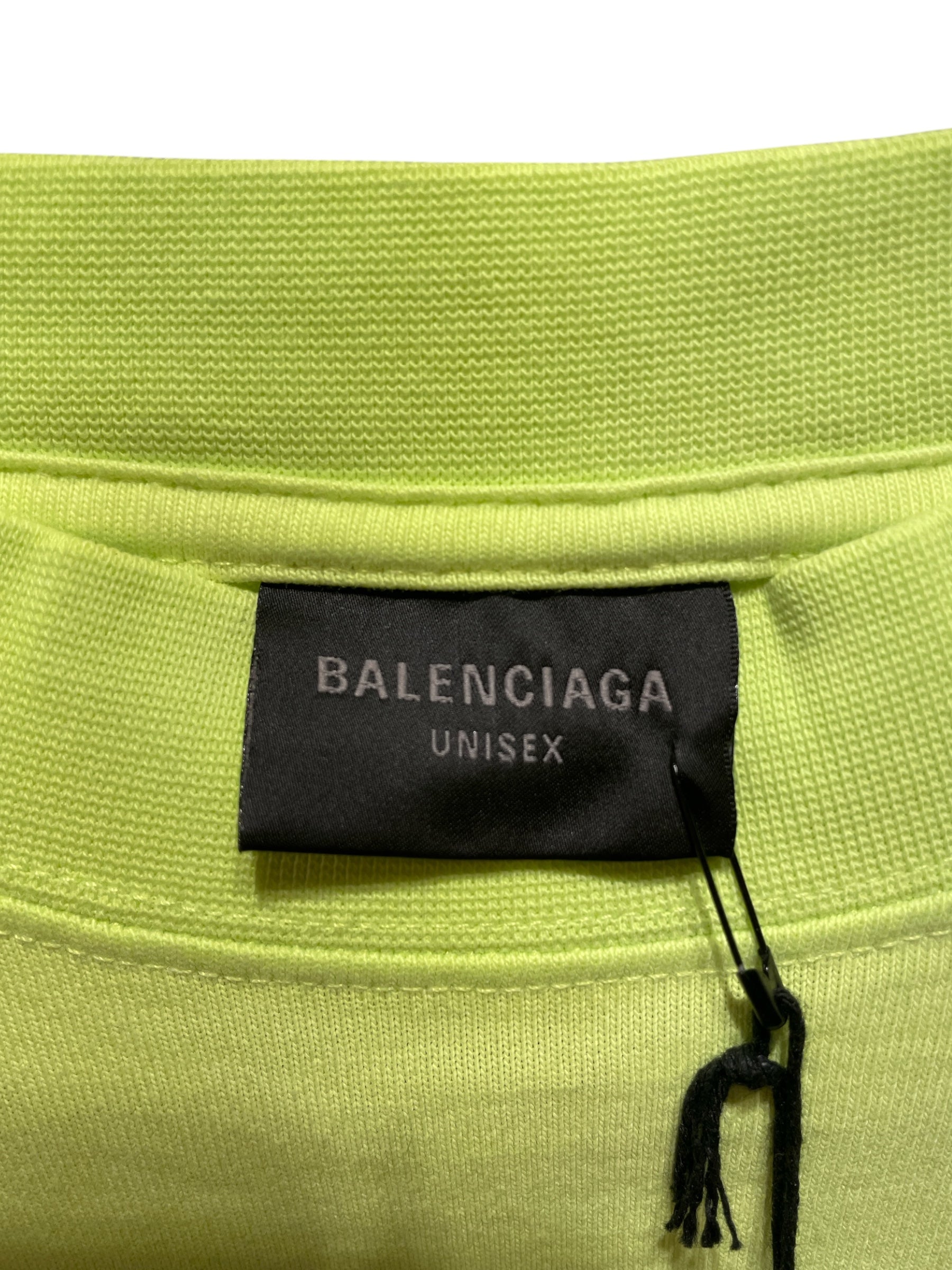 BALENCIAGA/T-Shirt/4/Cotton/GRN/Graphic/3b sport logo view 3
