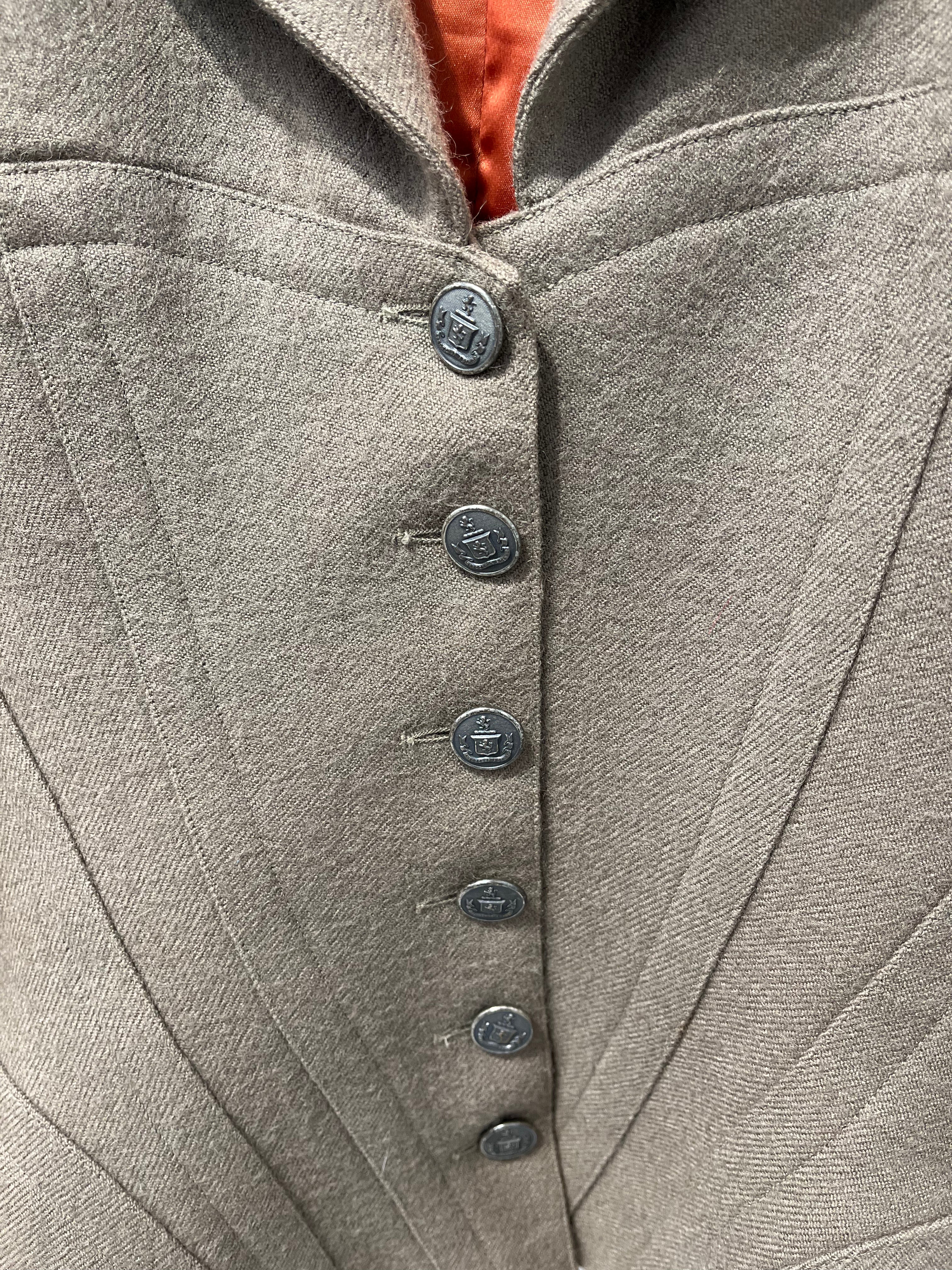 ALAIA/Tailored Jkt/4/Wool/GRY/1987 RUNWAY BLAZER view 5