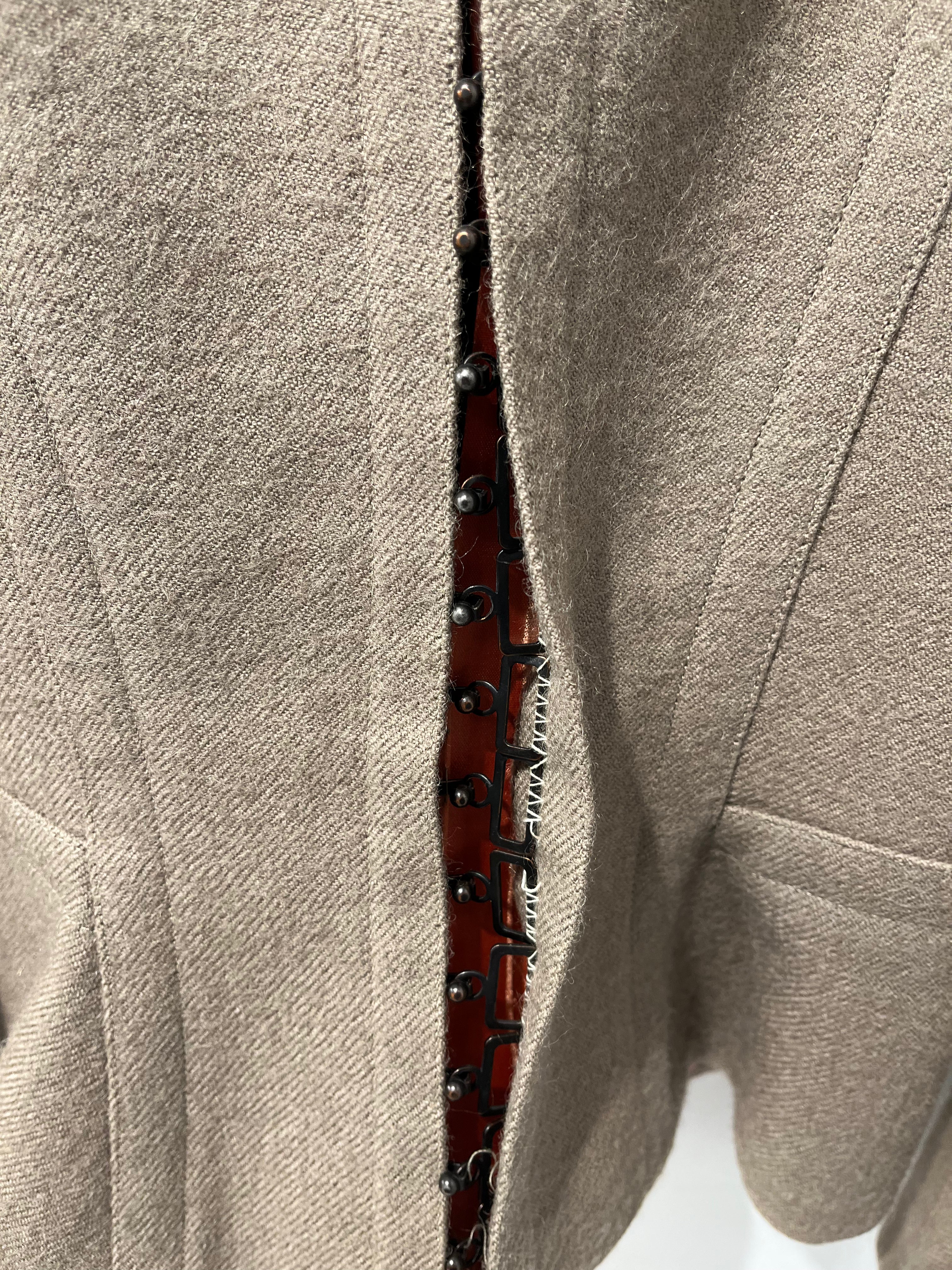 ALAIA/Tailored Jkt/4/Wool/GRY/1987 RUNWAY BLAZER view 6