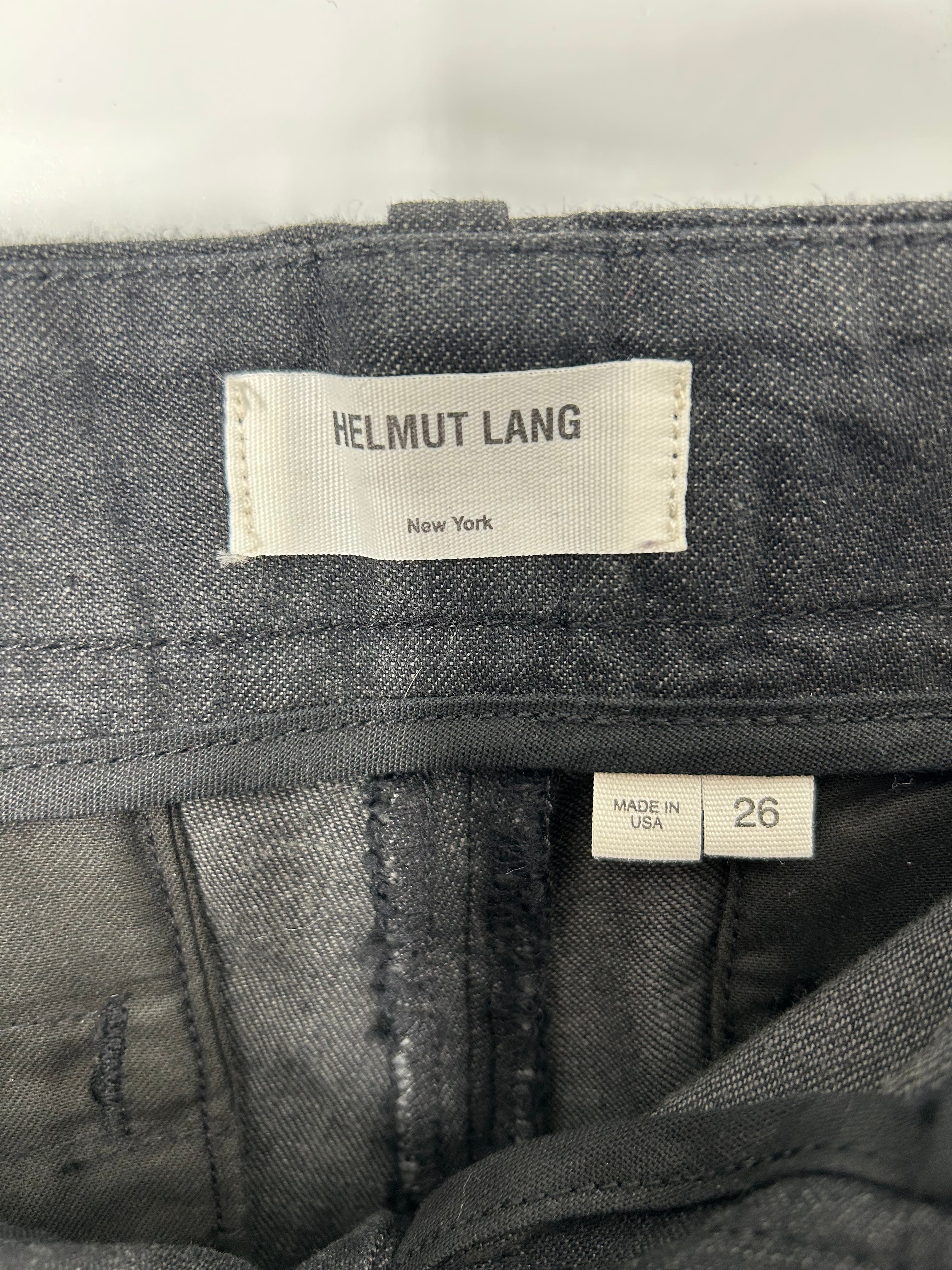 Helmut Lang/Straight Pants/26/Denim/BLK/SAILOR BUTTON BNWT view 4