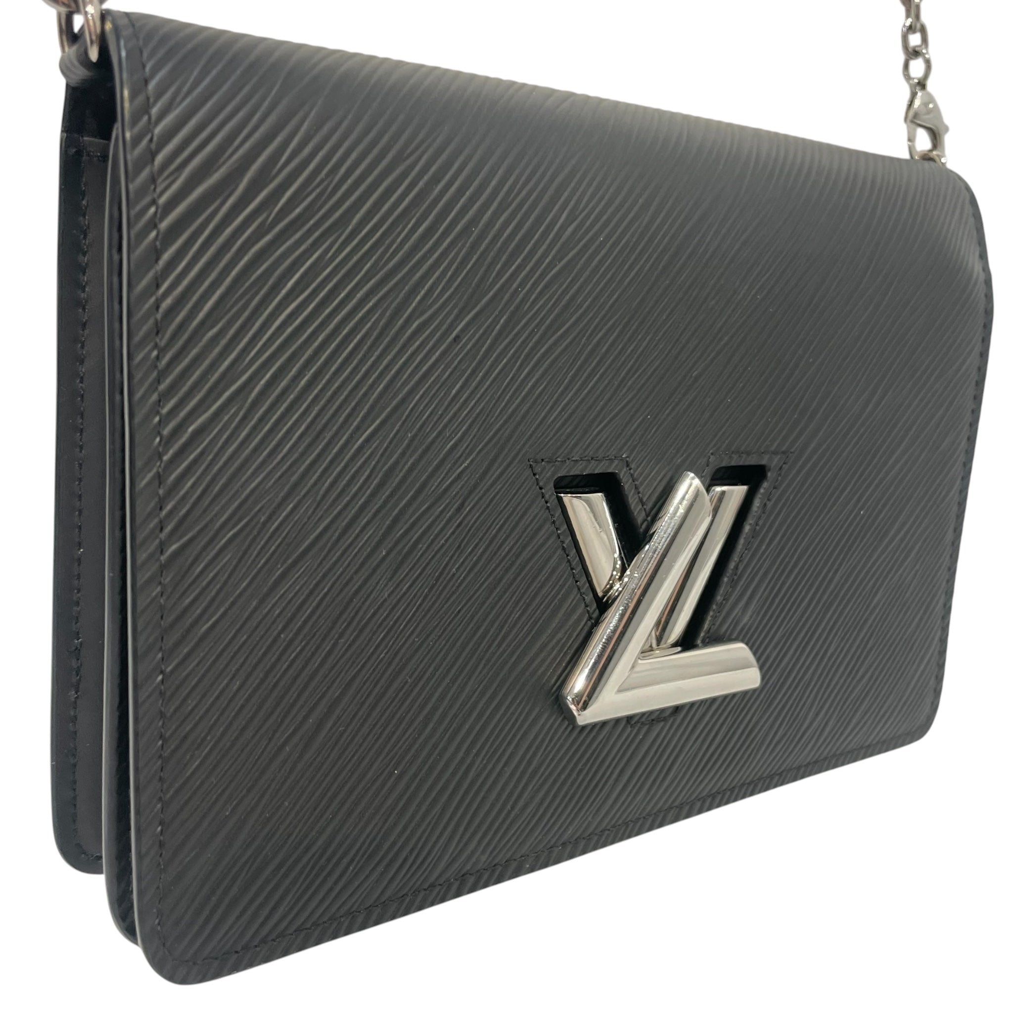 LOUIS VUITTON/Cross Body Bag/Leather/BLK/Epi view 5
