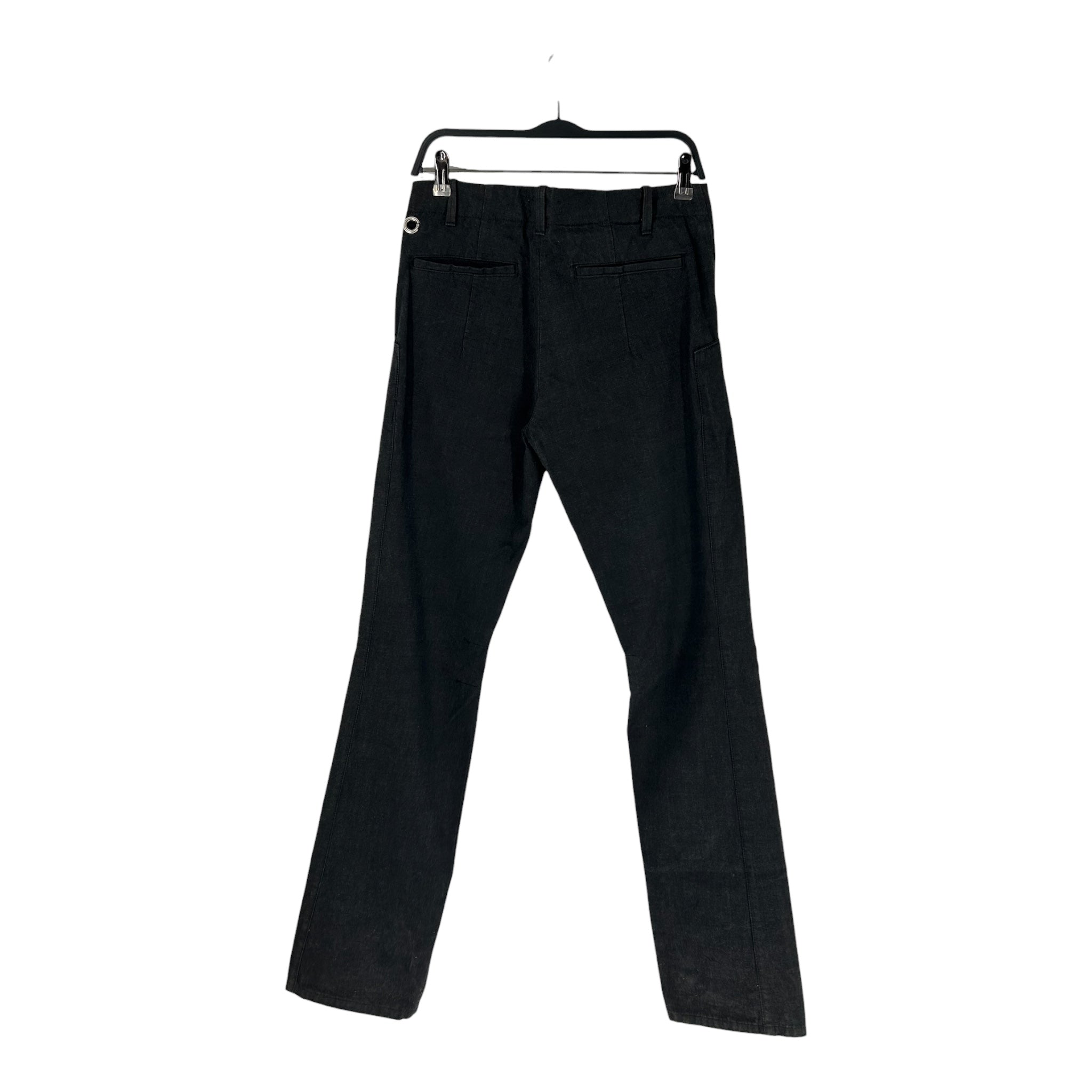 Helmut Lang/Straight Pants/26/Denim/BLK/SAILOR BUTTON BNWT view 3