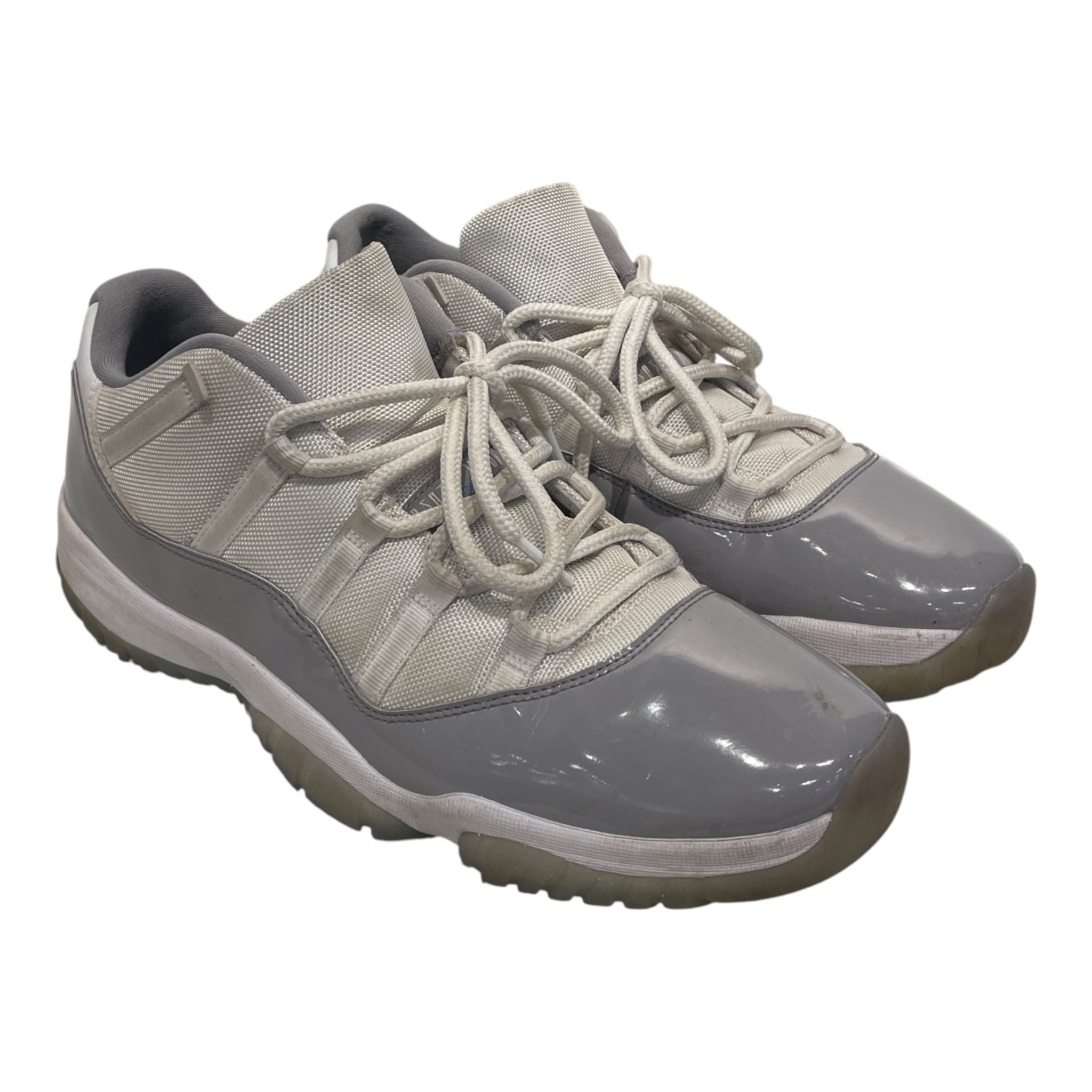 NIKE/AIR JORDAN 11 RETRO LOW/Low-Sneakers/US 13/Leather/WHT/AV2187-140 view 1