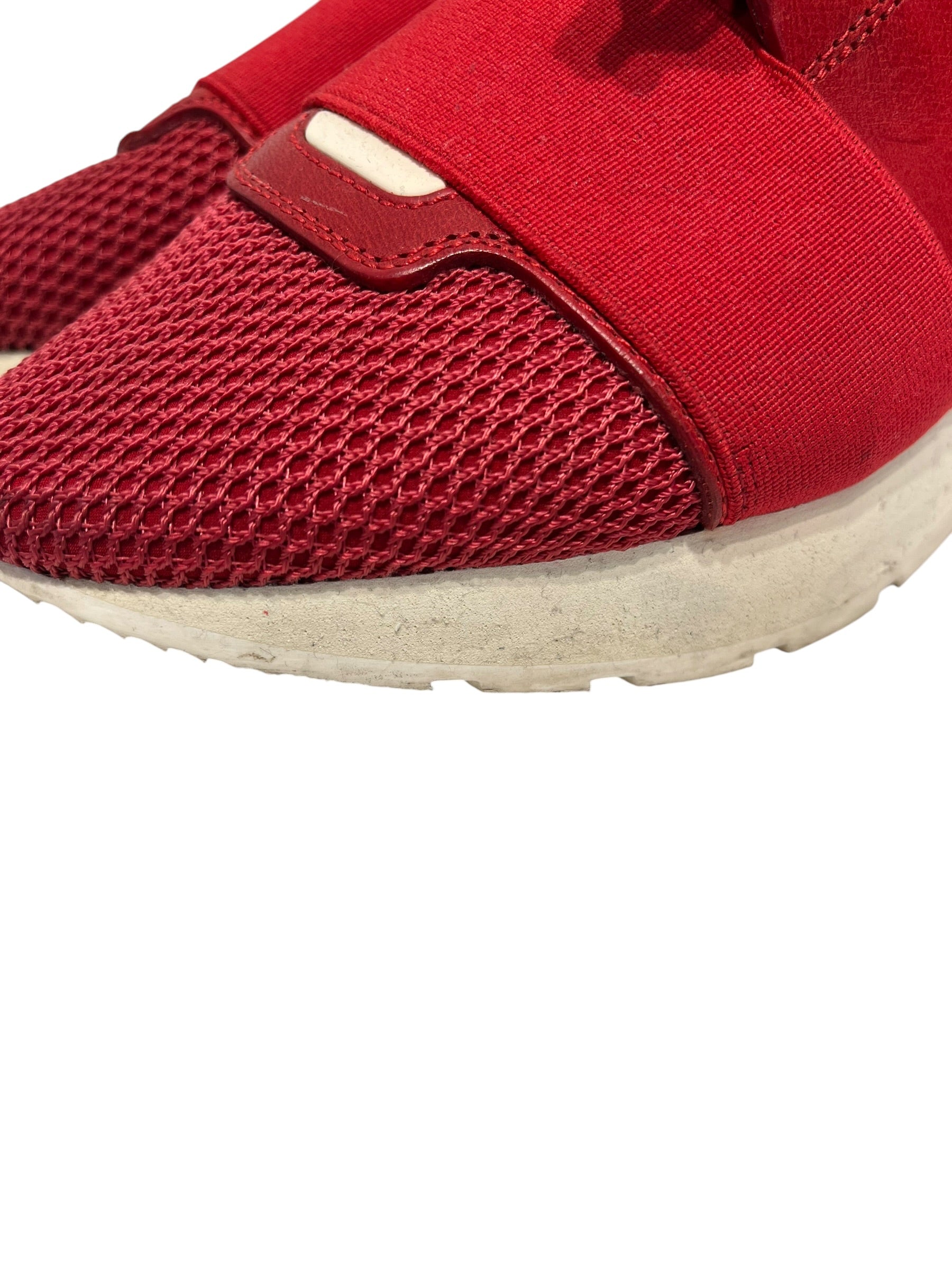 BALENCIAGA/Low-Sneakers/EU 36/RED/low race runner view 5