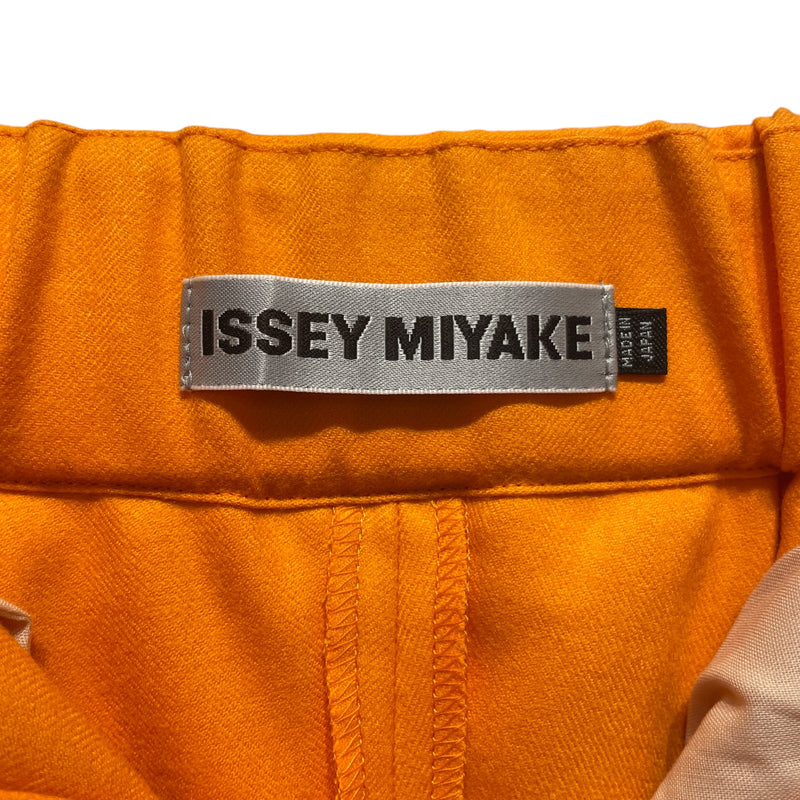 ISSEY MIYAKE/Wide Leg Pants/1/Wool/ORN/