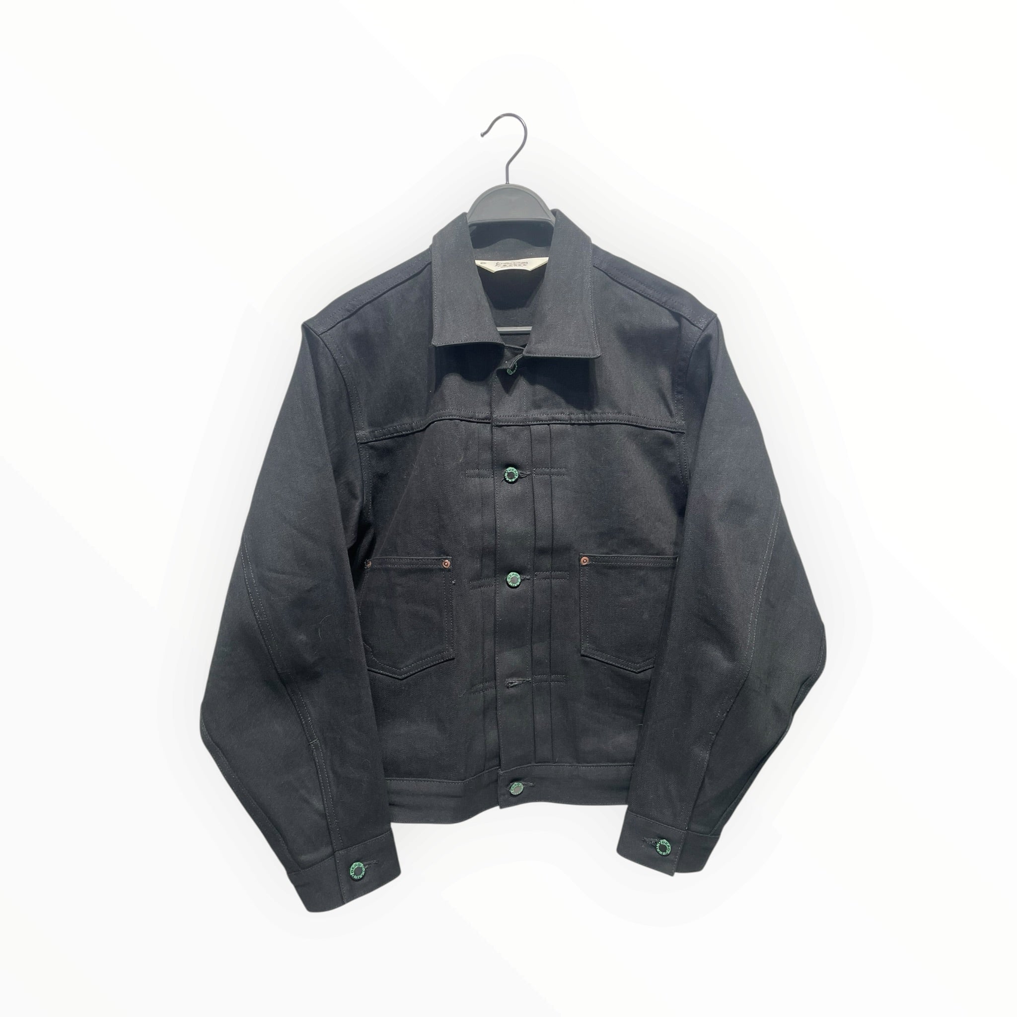 Brain Dead/Denim Jkt/M/Cotton/BLK/Selvedge view 1