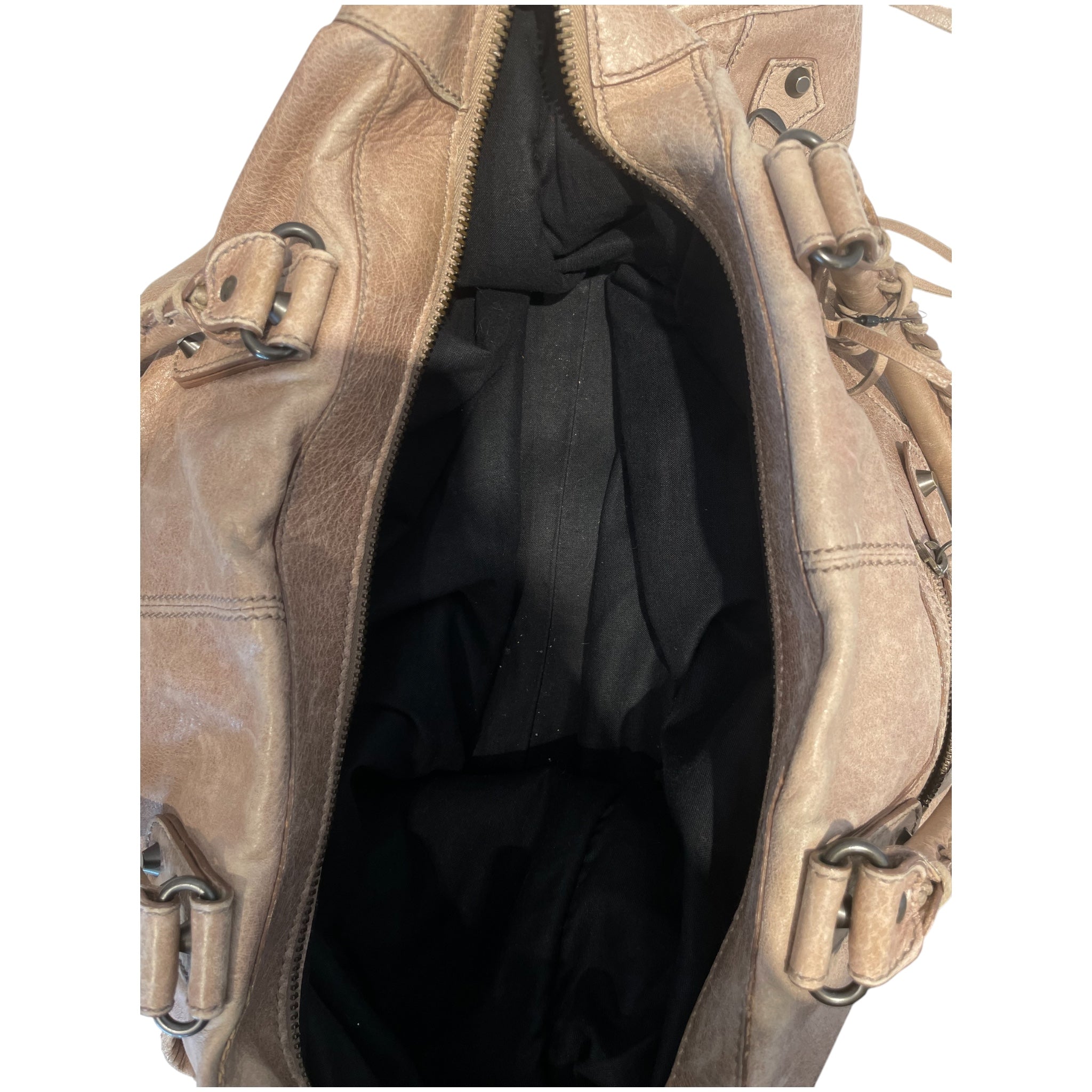 BALENCIAGA/Hand Bag/Leather/BEG/ view 3