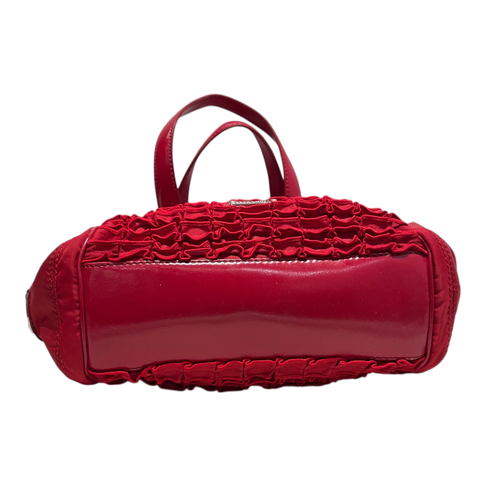 MOSCHINO CHEAP & CHIC/Hand Bag/RED/RUFFLE BUCKLES view 4