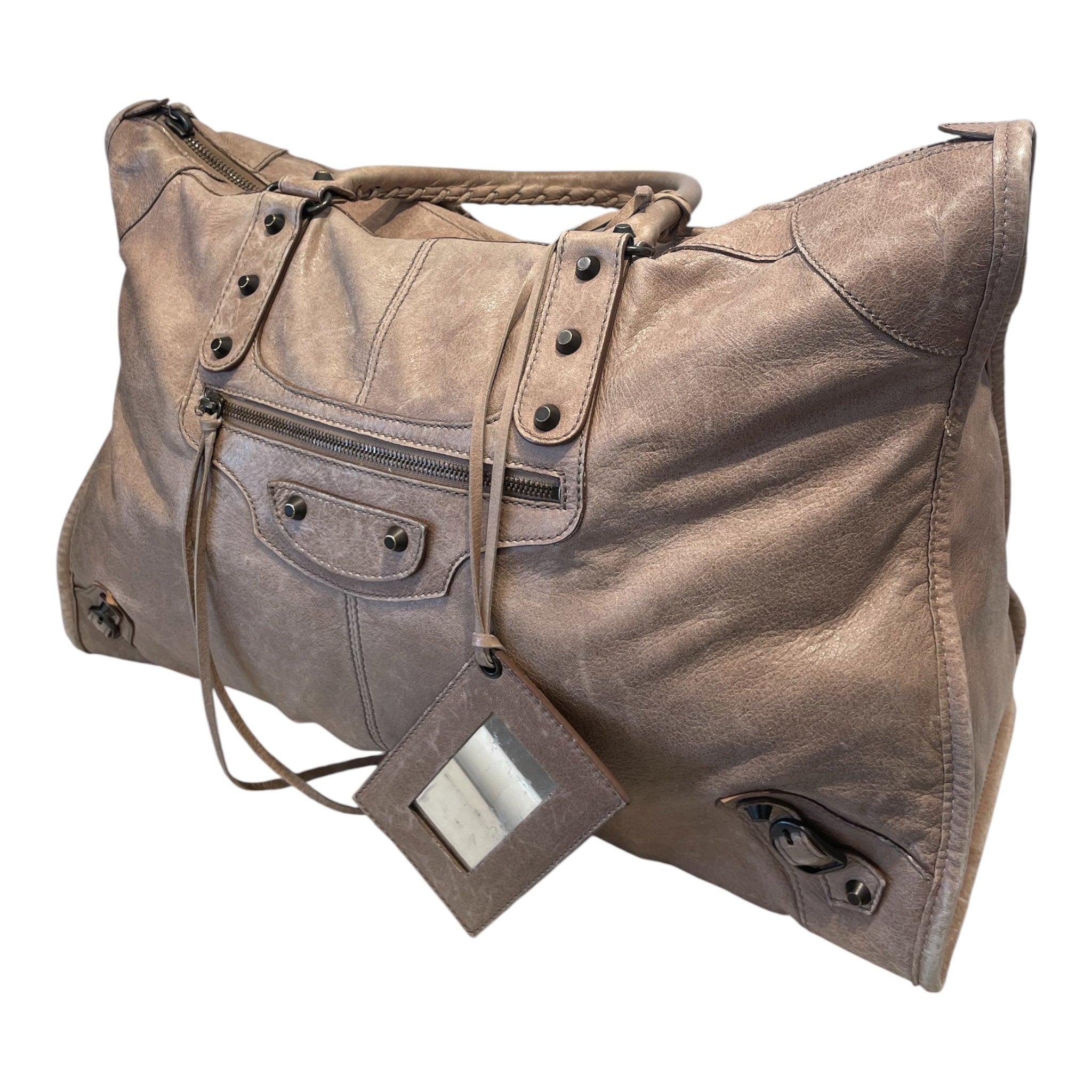 BALENCIAGA/Hand Bag/Leather/BEG/ view 1