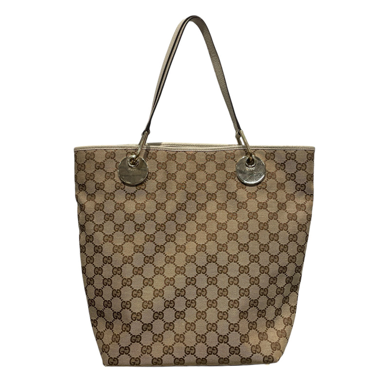 GUCCI/Hand Bag/FREE/BEG/GG canvas