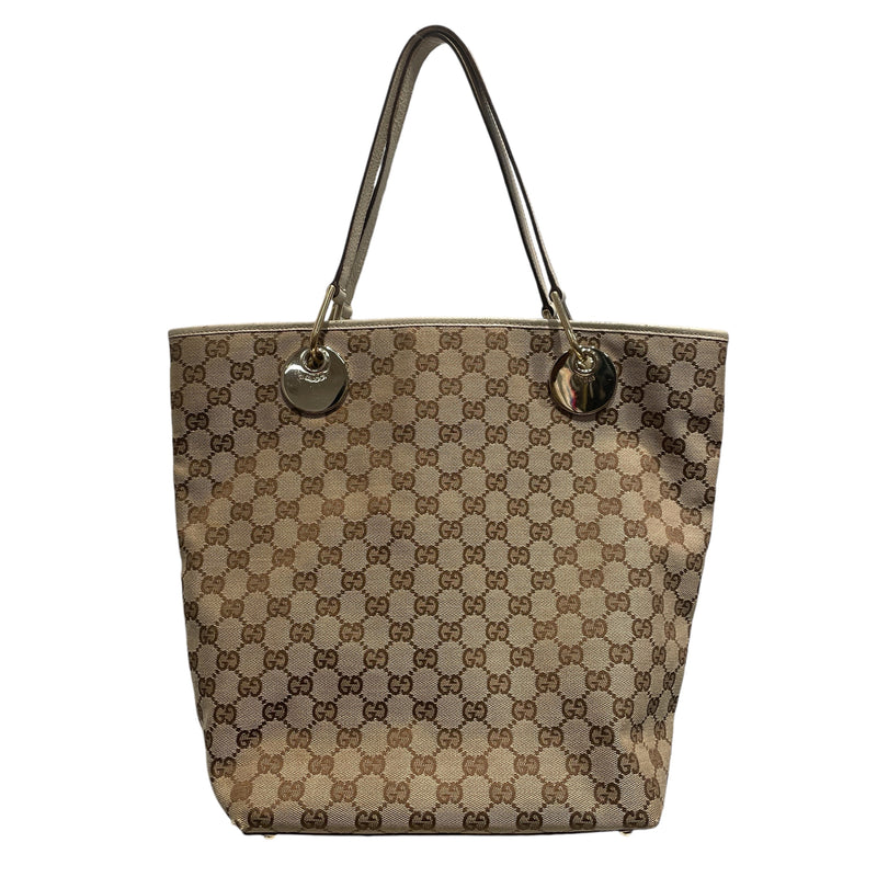 GUCCI/Hand Bag/FREE/BEG/GG canvas