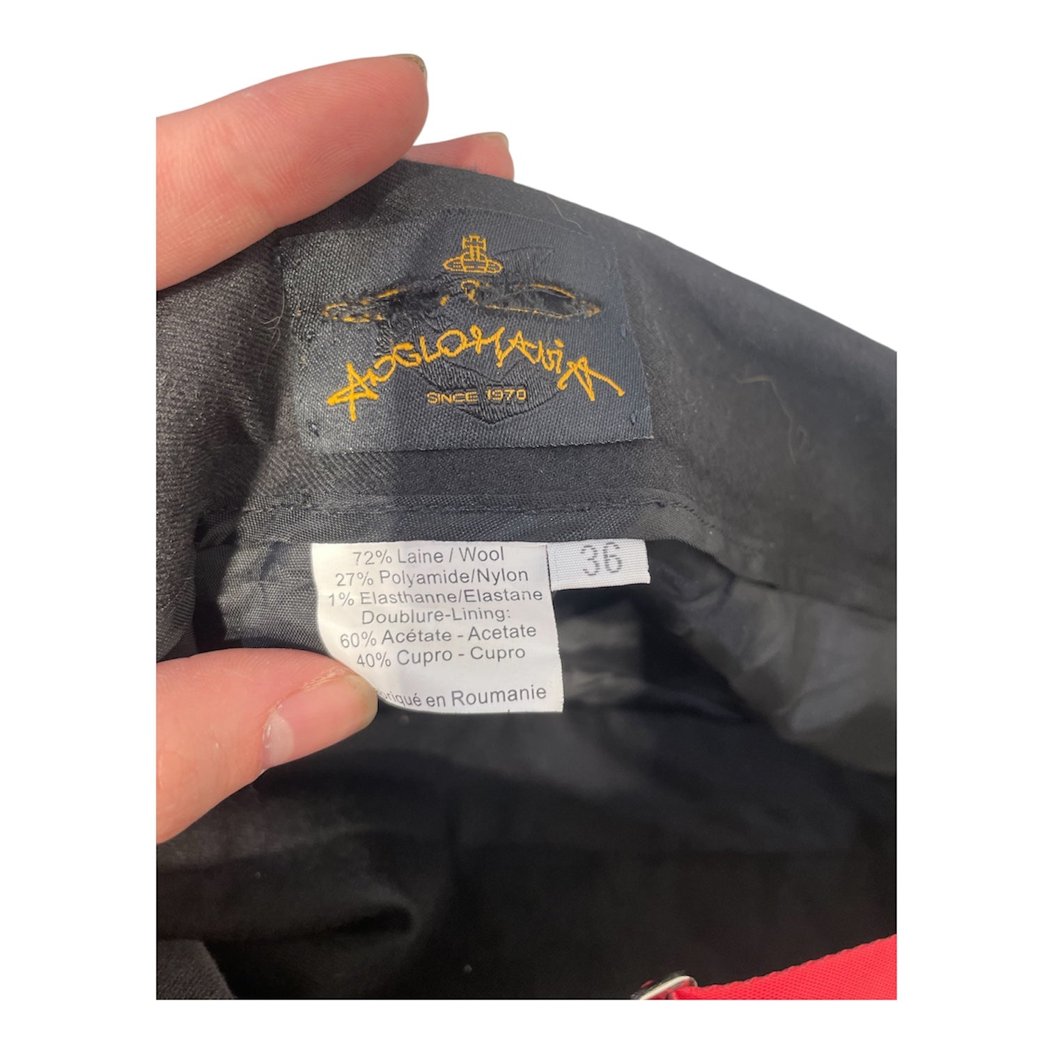 Vivienne Westwood/Skirt/36/Wool/BLK/anglomania / 84145008-56 view 4